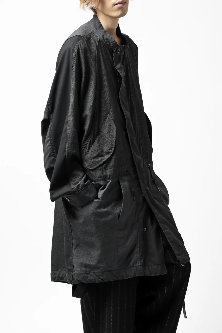 CHANGES VINTAGE REMAKE FIELD COAT (MULTI BLACK #B) - Image 3