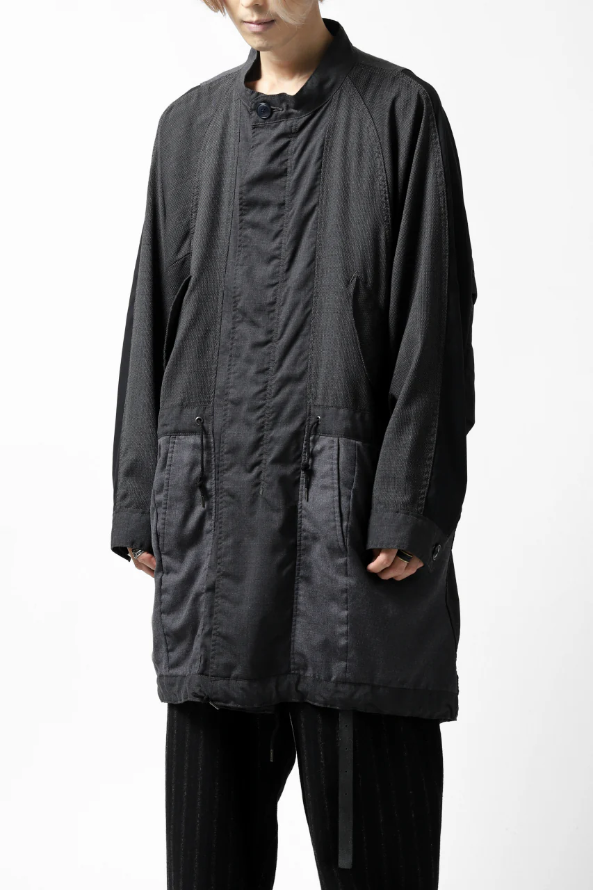 CHANGES VINTAGE REMAKE FIELD COAT (MULTI BLACK #B) - Image 4