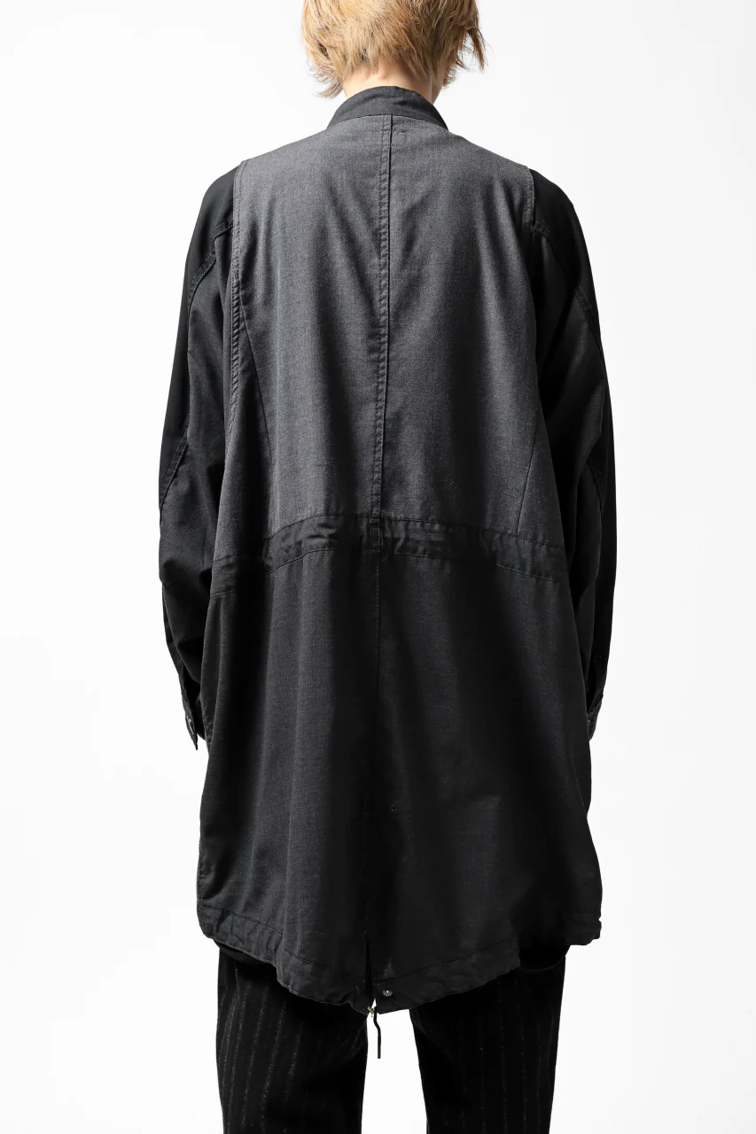 CHANGES VINTAGE REMAKE FIELD COAT (MULTI BLACK #B) - Image 5