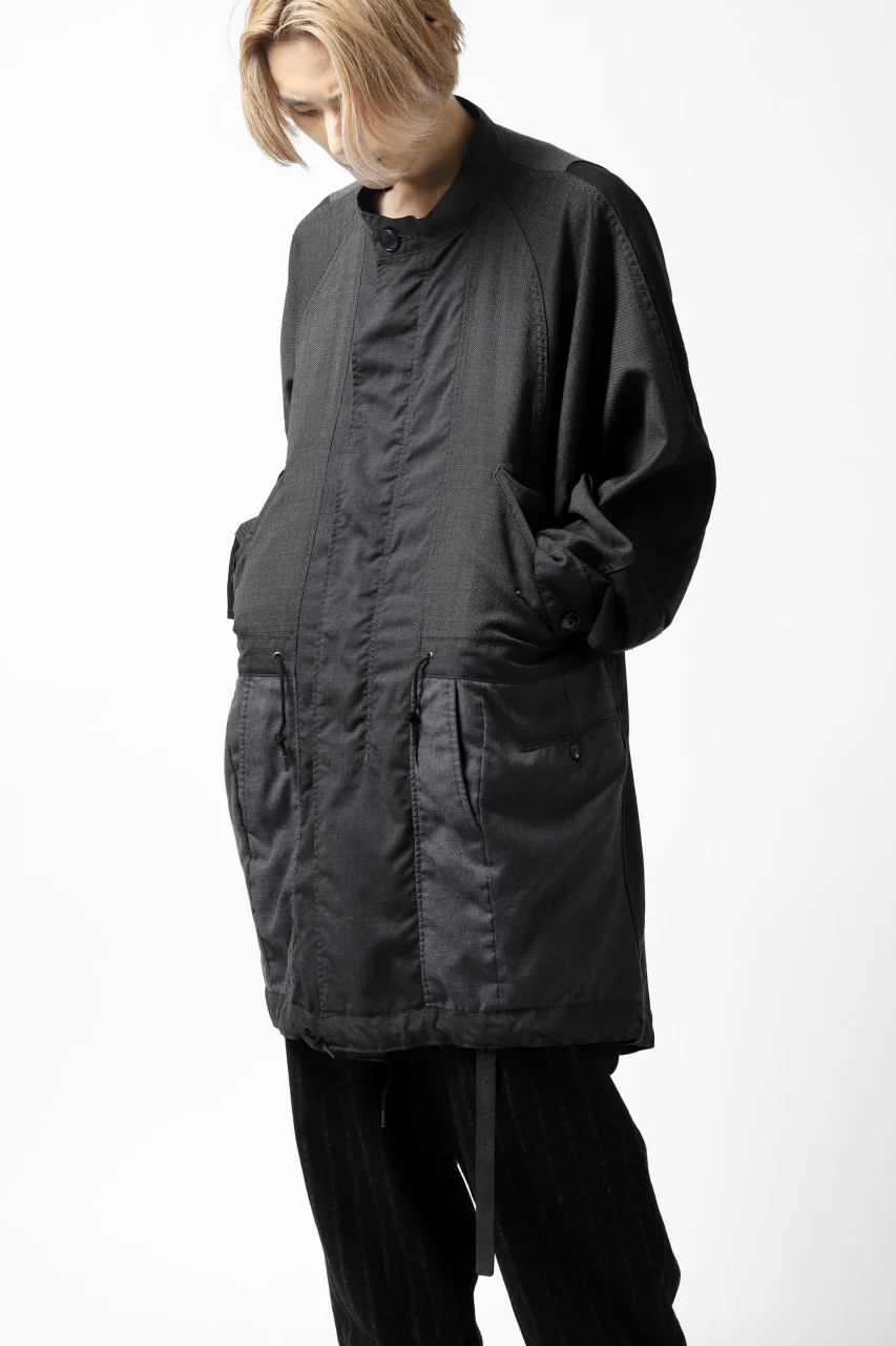 CHANGES VINTAGE REMAKE FIELD COAT (MULTI BLACK #B) - Image 6