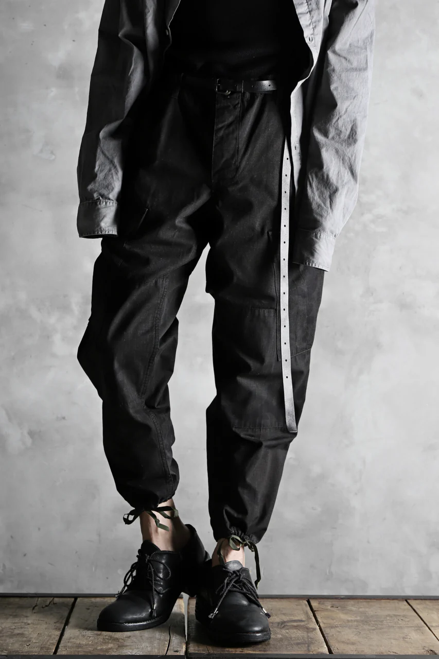 CHANGES VINTAGE REMAKE MILITARY CARGO TAPERED PANTS / WOODLAND CAMO (CHARCOAL DYED #A) - Image 17
