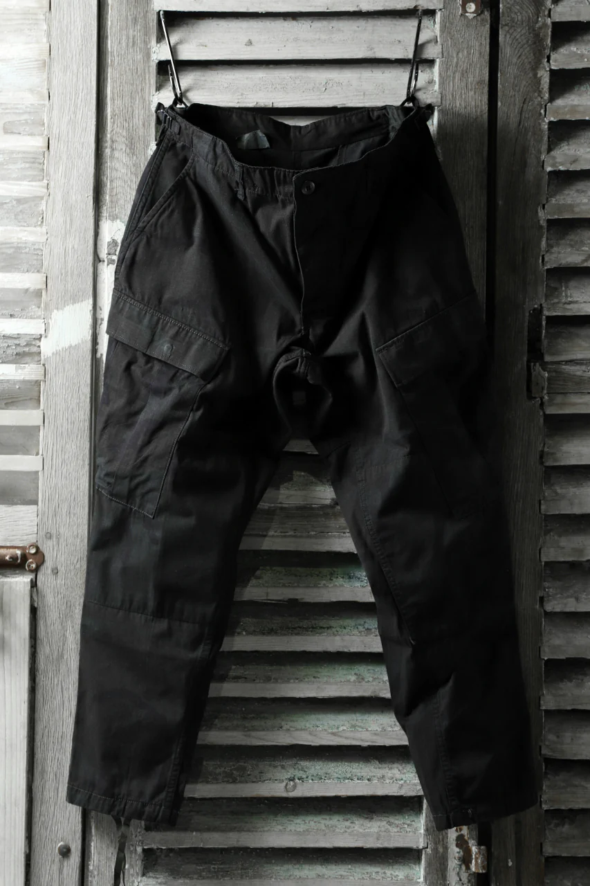 CHANGES VINTAGE REMAKE MILITARY CARGO TAPERED PANTS / WOODLAND CAMO (CHARCOAL DYED #B)