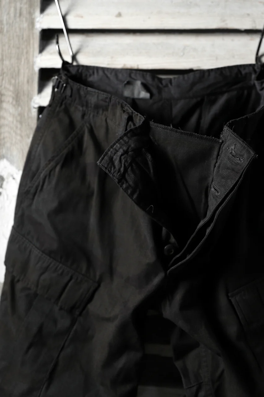 CHANGES VINTAGE REMAKE MILITARY CARGO TAPERED PANTS / WOODLAND CAMO (CHARCOAL DYED #C) - Image 10