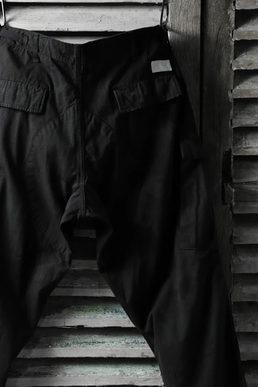 CHANGES VINTAGE REMAKE MILITARY CARGO TAPERED PANTS / WOODLAND CAMO (CHARCOAL DYED #C) - Image 11