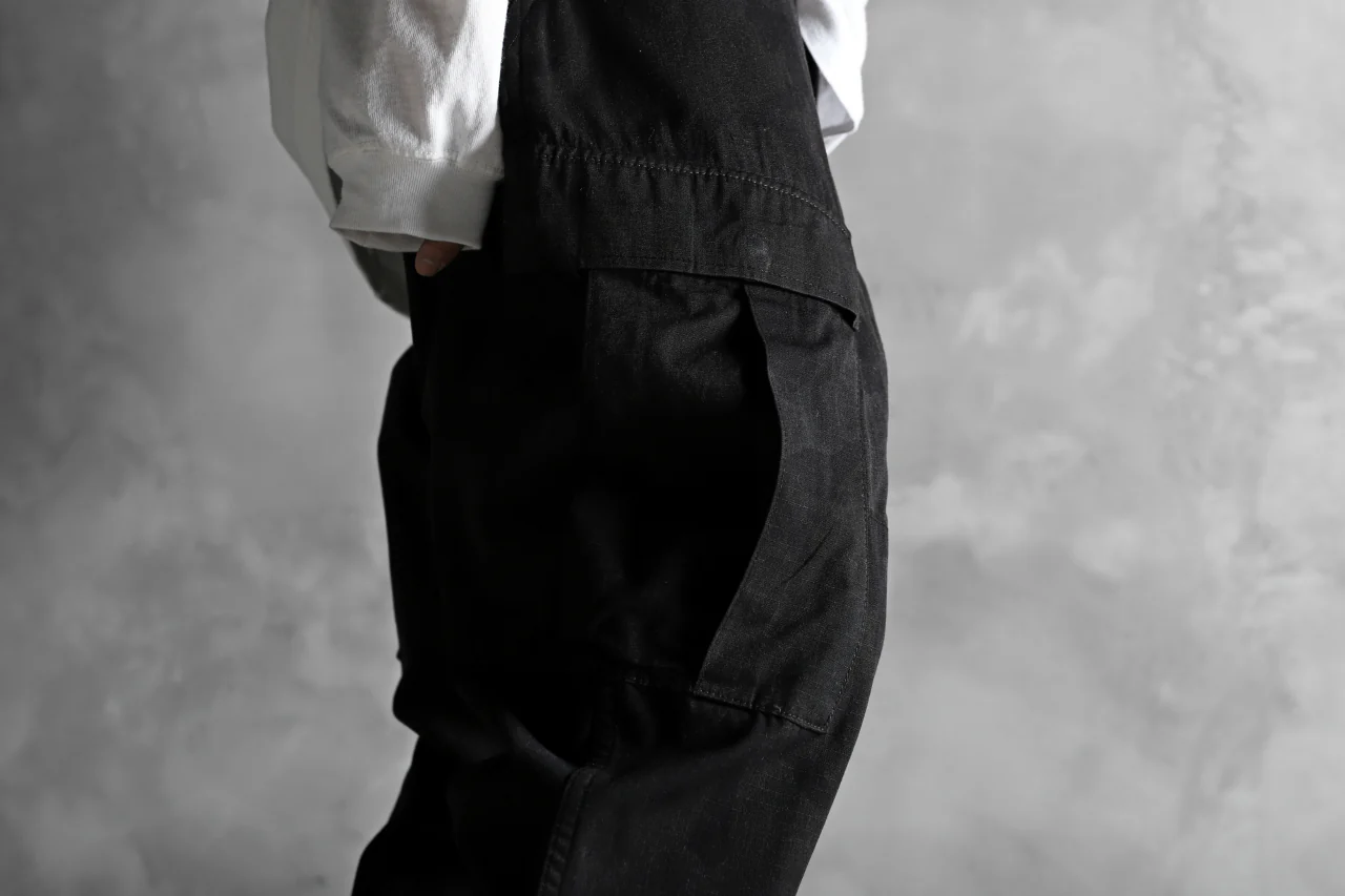 CHANGES VINTAGE REMAKE MILITARY CARGO TAPERED PANTS / WOODLAND CAMO (CHARCOAL DYED #C) - Image 24