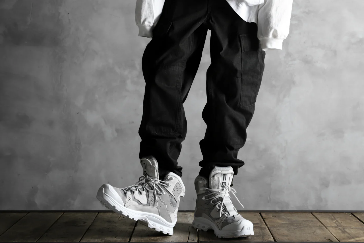 CHANGES VINTAGE REMAKE MILITARY CARGO TAPERED PANTS / WOODLAND CAMO (CHARCOAL DYED #C) - Image 25