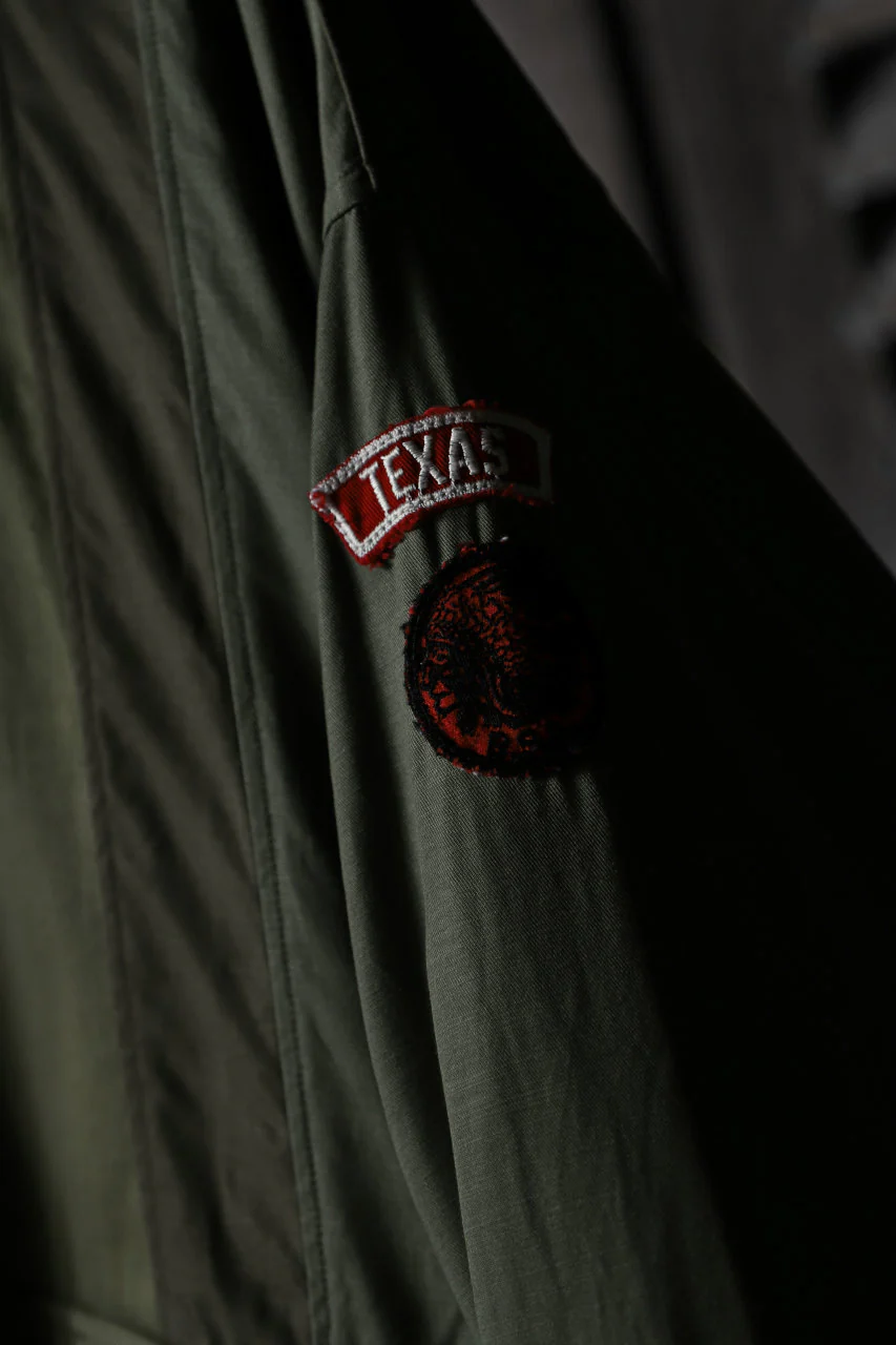 CHANGES VINTAGE REMAKE MILITARY HOODIE SHIRT-PARKA (KHAKI #B) - Image 7