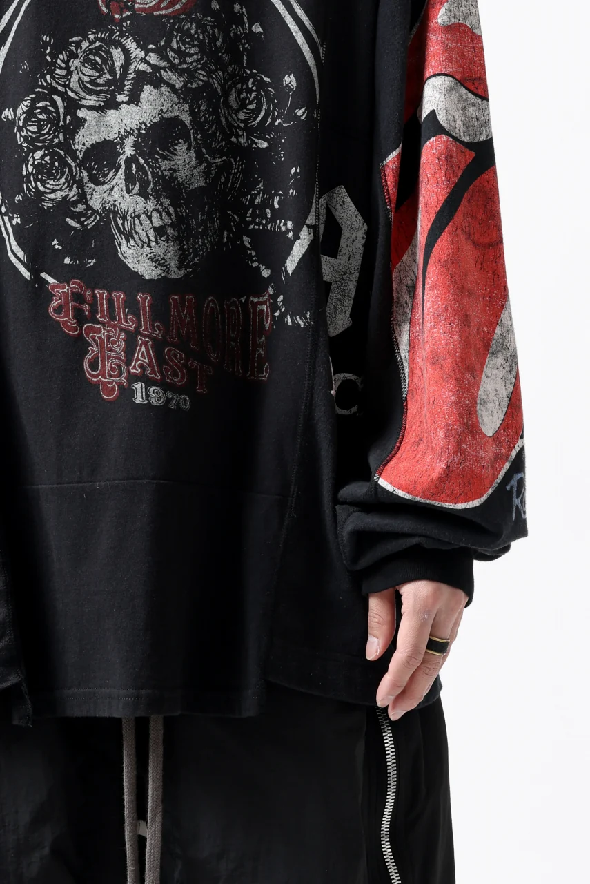 CHANGES VINTAGE REMAKE MULTI PANEL L-S TEE (BLACK #b) - Image 10
