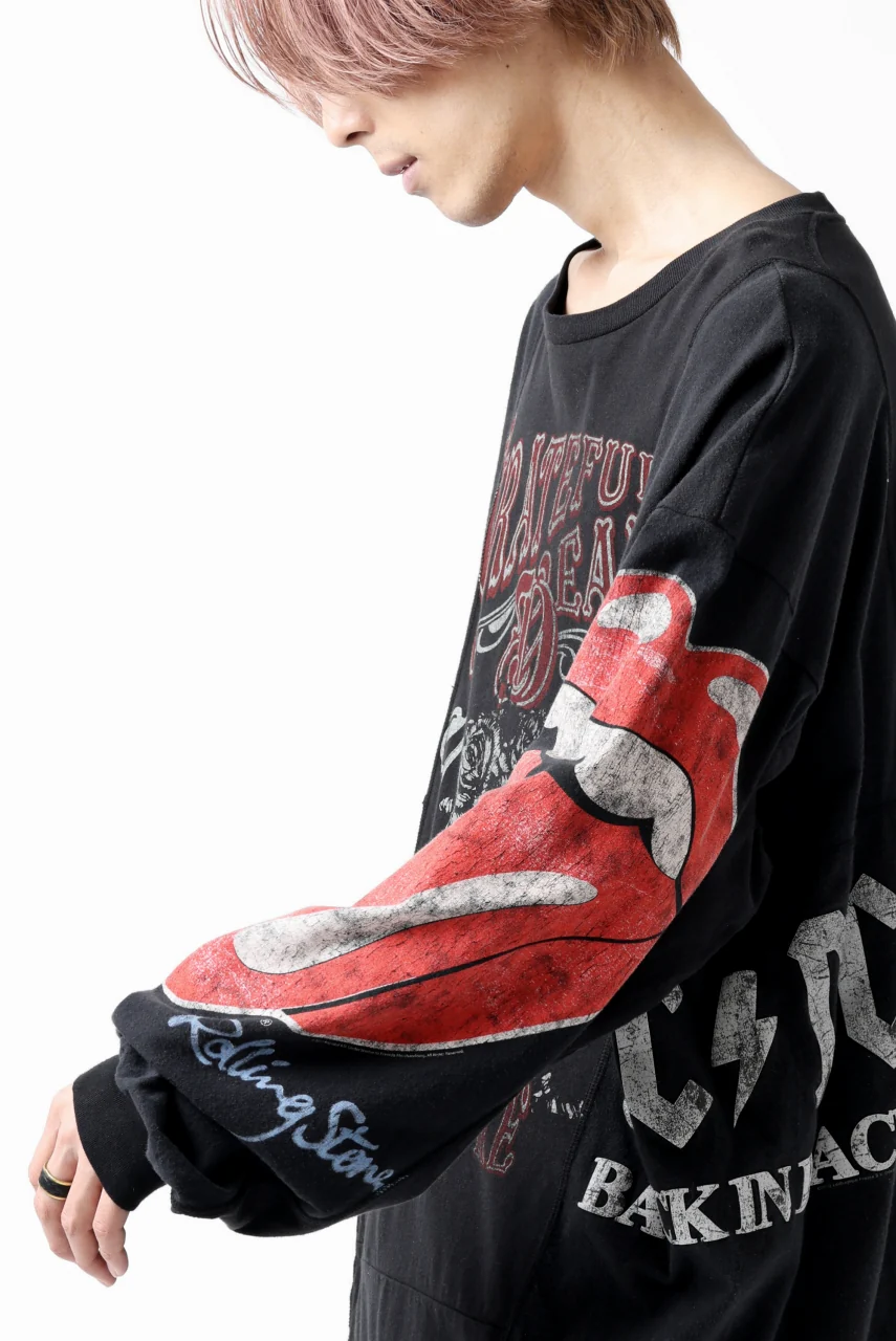 CHANGES VINTAGE REMAKE MULTI PANEL L-S TEE (BLACK #b) - Image 11