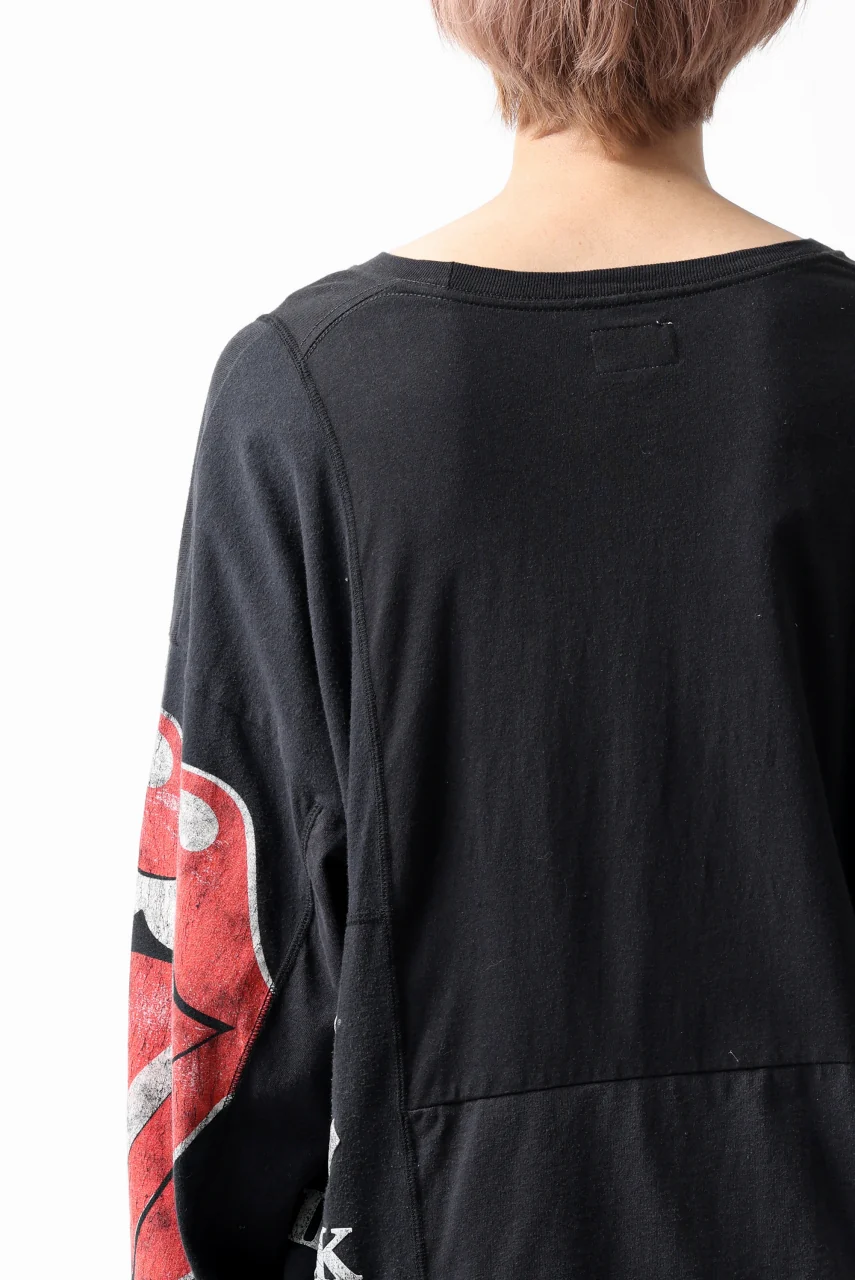 CHANGES VINTAGE REMAKE MULTI PANEL L-S TEE (BLACK #b) - Image 13