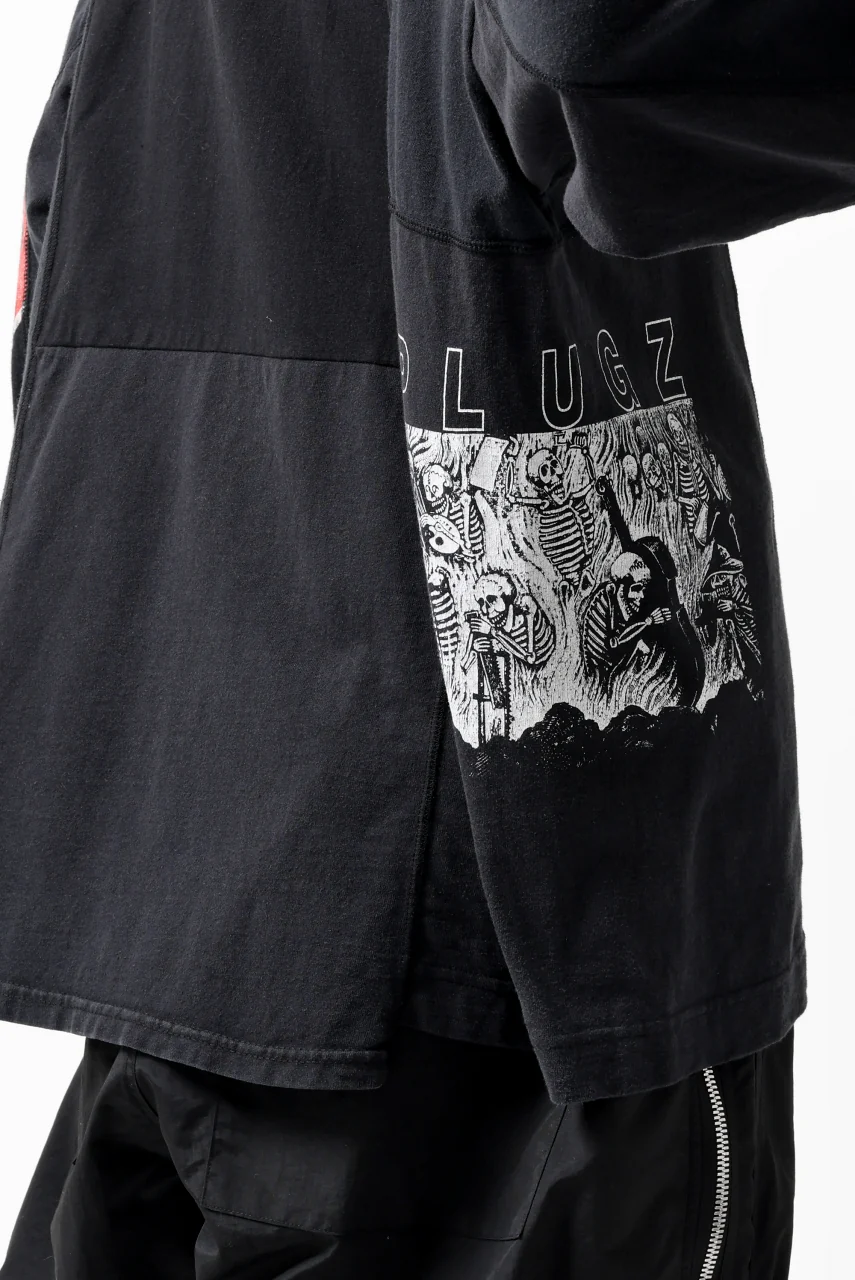 CHANGES VINTAGE REMAKE MULTI PANEL L-S TEE (BLACK #b) - Image 14