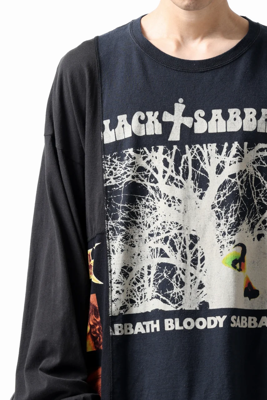 CHANGES VINTAGE REMAKE MULTI PANEL L-S TEE (BLACK #c) - Image 11