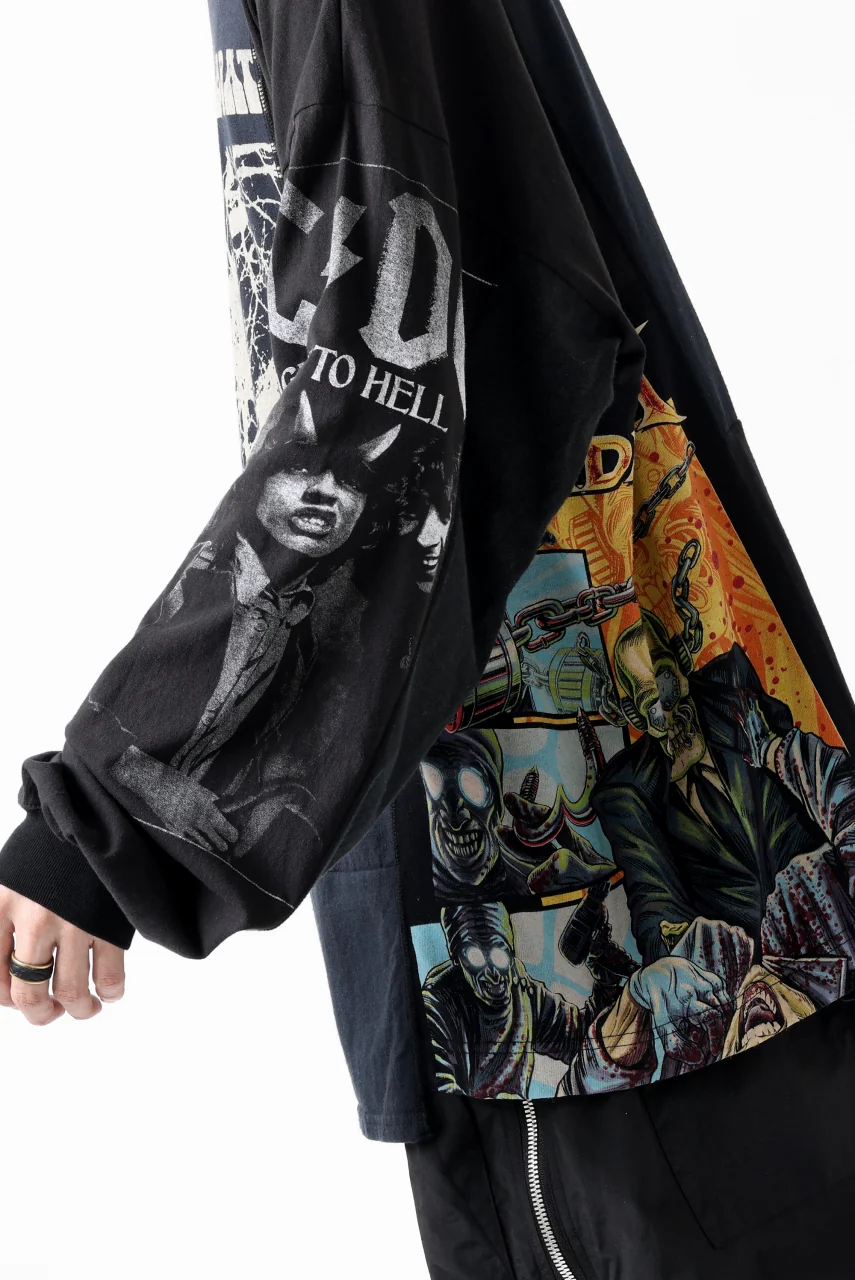 CHANGES VINTAGE REMAKE MULTI PANEL L-S TEE (BLACK #c) - Image 12
