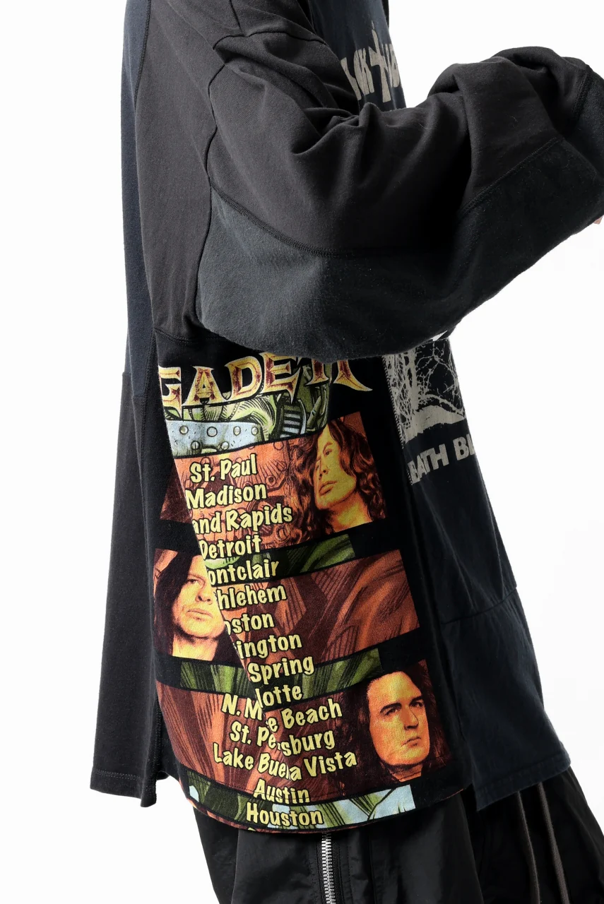CHANGES VINTAGE REMAKE MULTI PANEL L-S TEE (BLACK #c) - Image 13