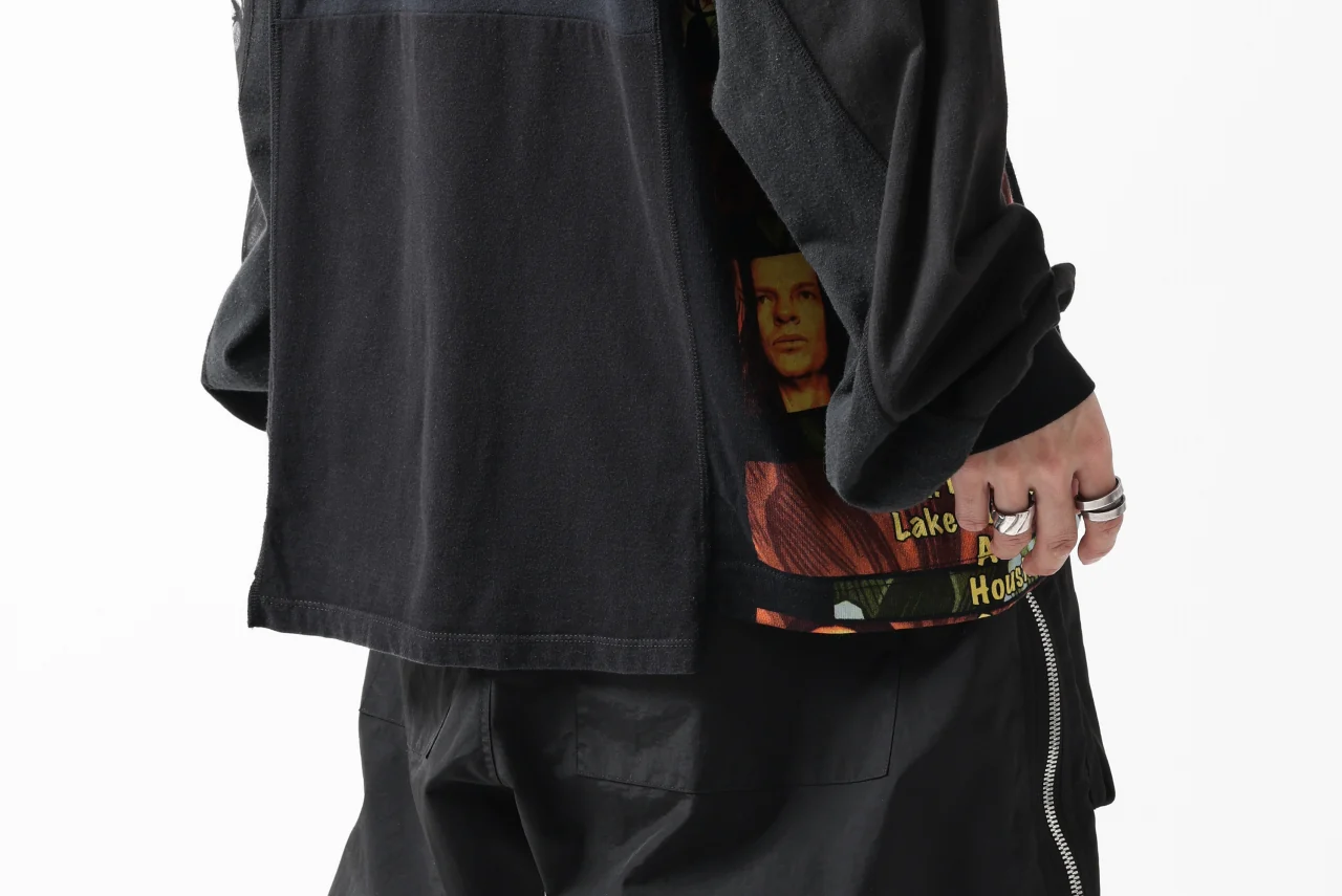 CHANGES VINTAGE REMAKE MULTI PANEL L-S TEE (BLACK #c) - Image 17