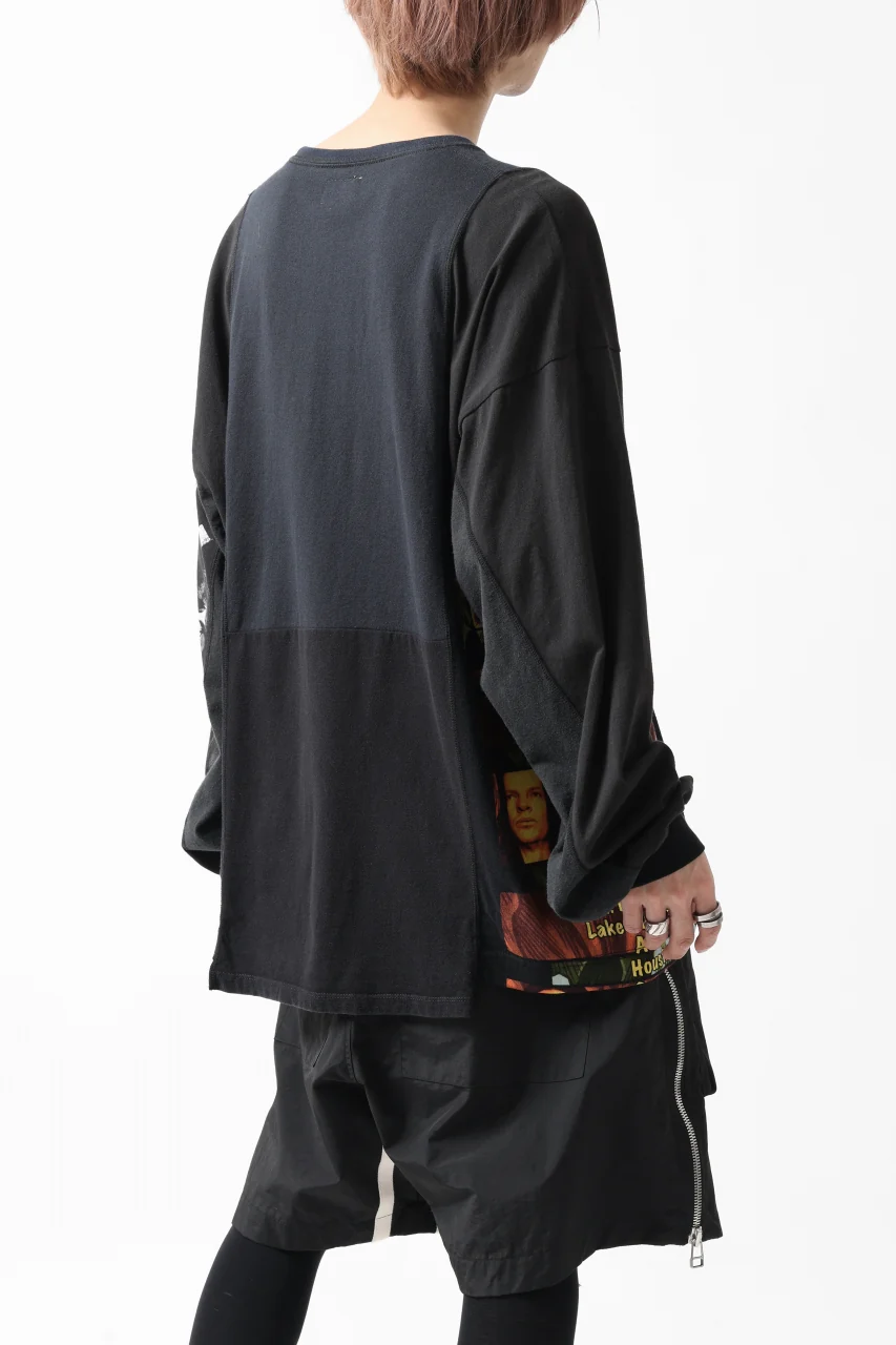 CHANGES VINTAGE REMAKE MULTI PANEL L-S TEE (BLACK #c) - Image 8
