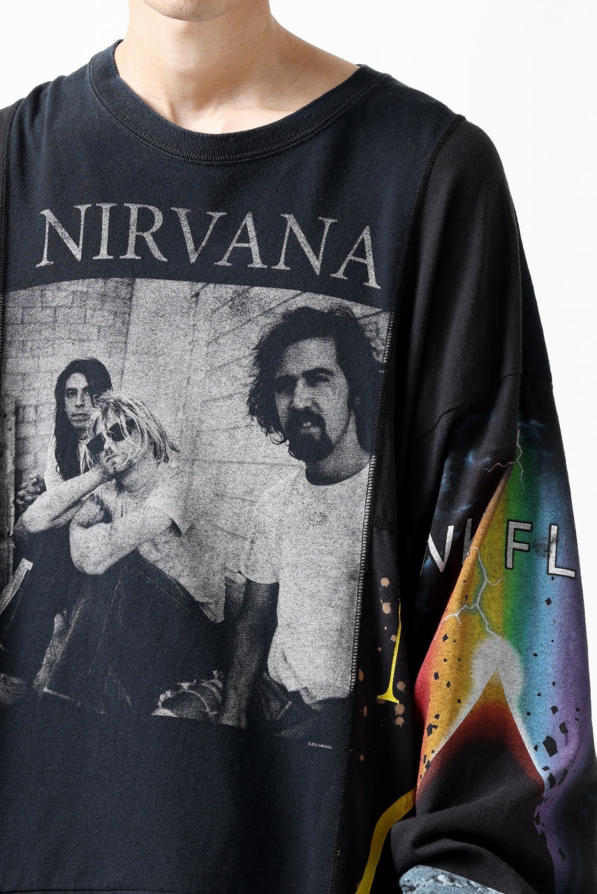 CHANGES VINTAGE REMAKE MULTI PANEL L-S TEE (BLACK #d) - Image 11