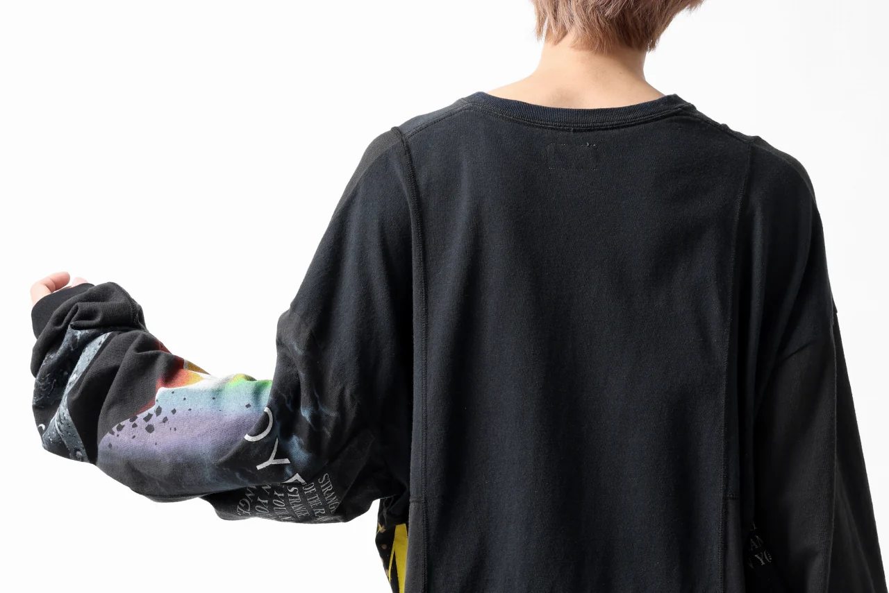 CHANGES VINTAGE REMAKE MULTI PANEL L-S TEE (BLACK #d) - Image 17