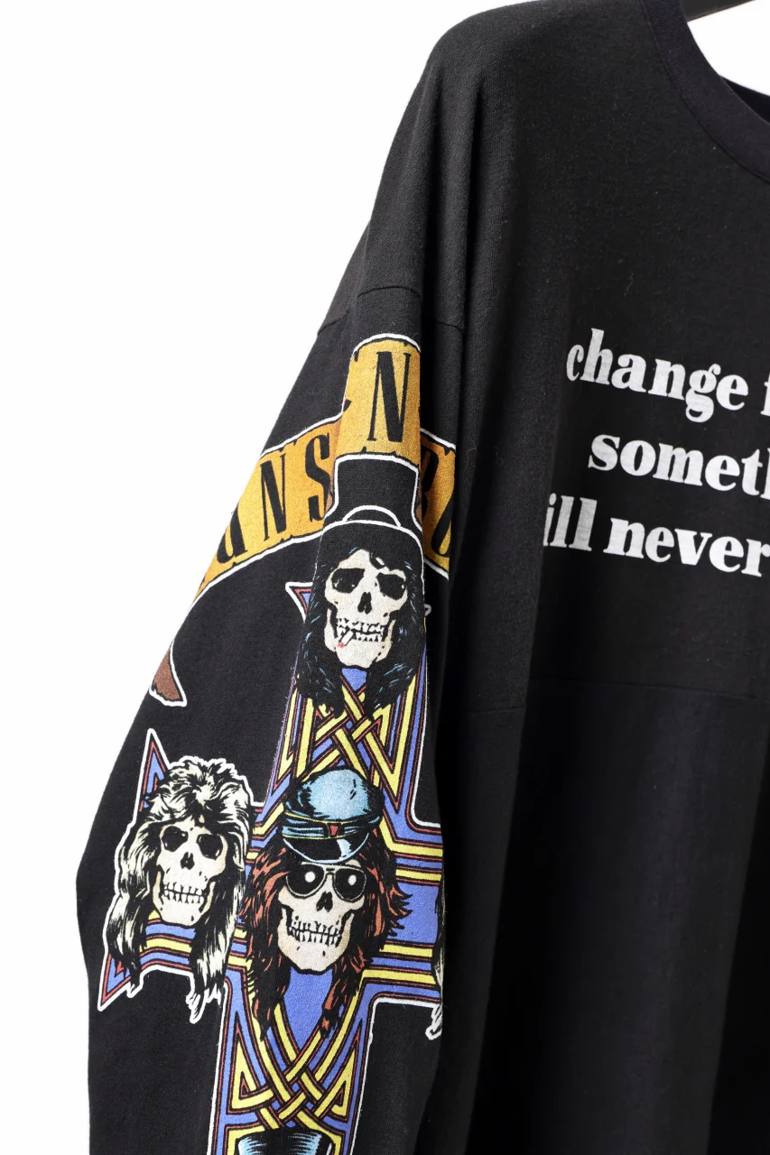 CHANGES VINTAGE REMAKE MULTI PANEL LONG SLEEVE TEE (BLACK #B) - Image 4