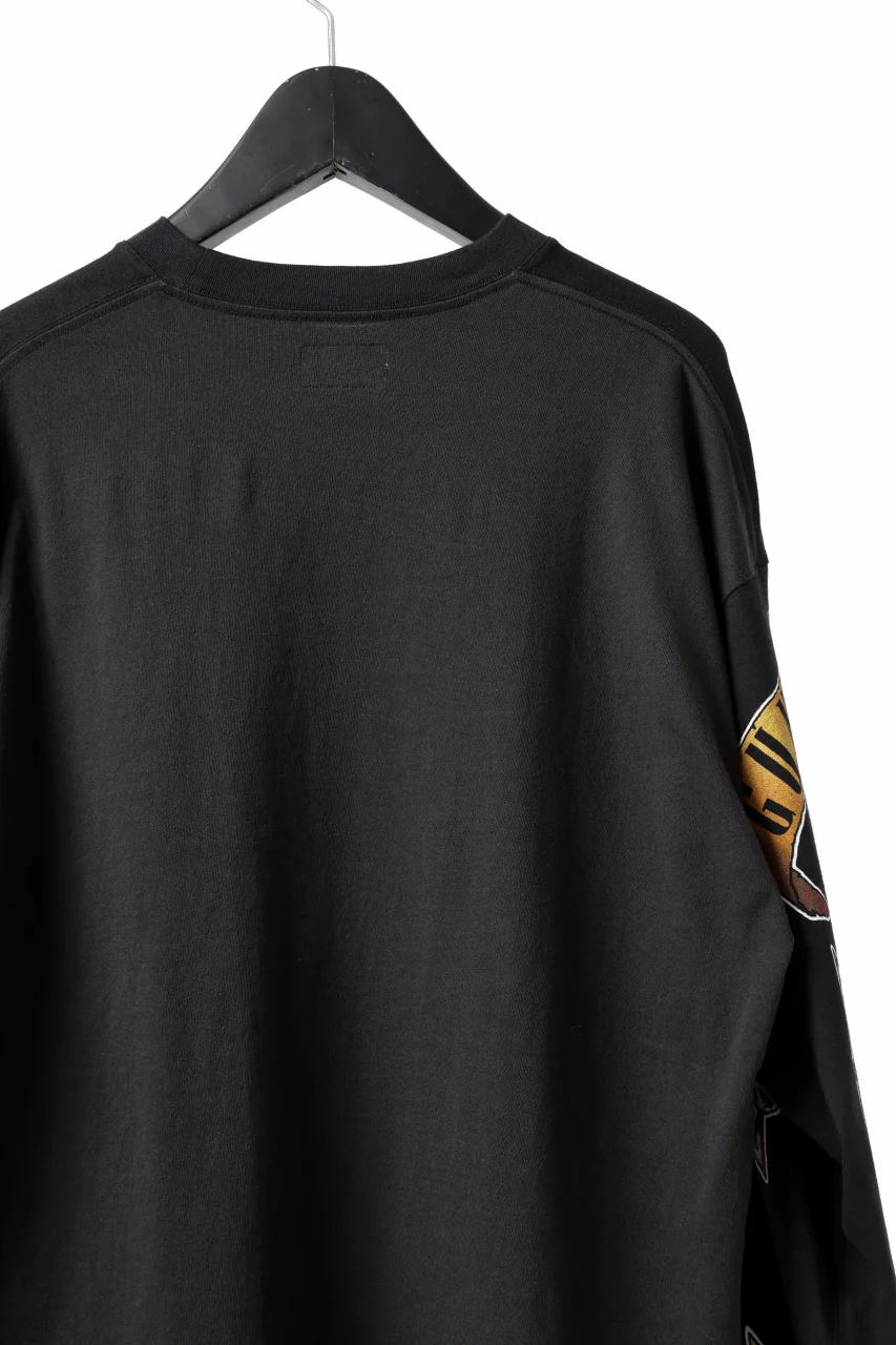CHANGES VINTAGE REMAKE MULTI PANEL LONG SLEEVE TEE (BLACK #B) - Image 6