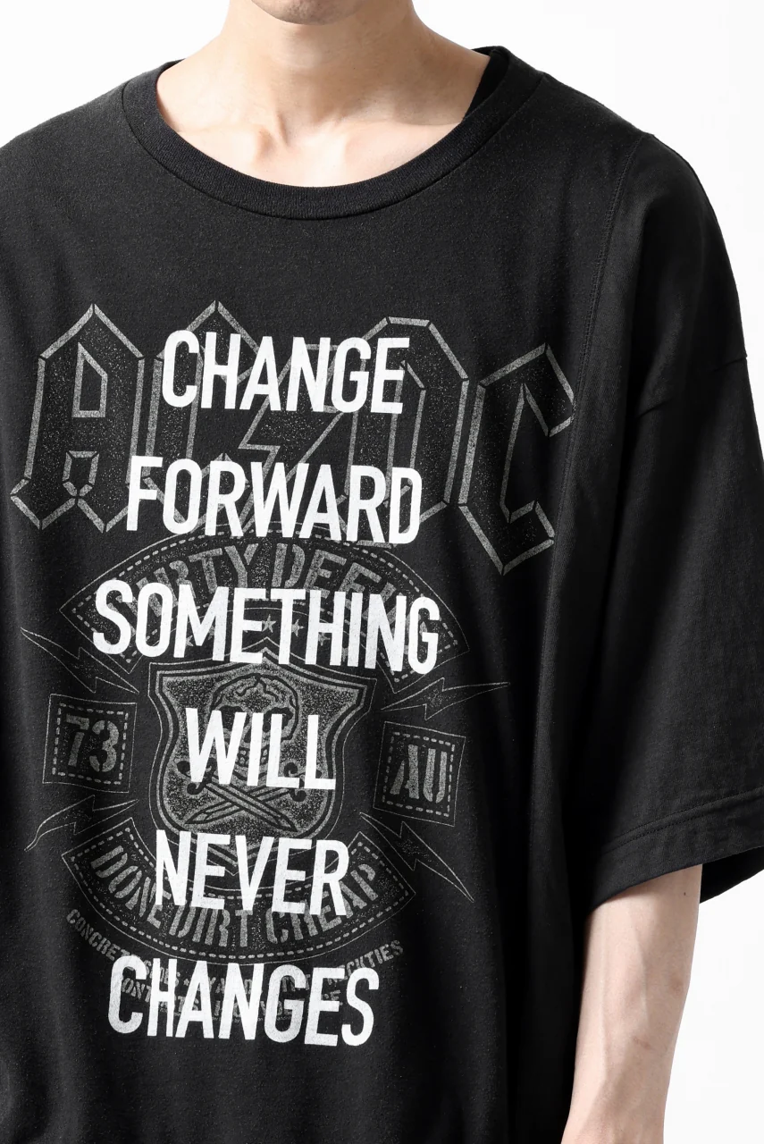 CHANGES VINTAGE REMAKE MULTI PANEL S-S TEE (BLACK #b) - Image 8