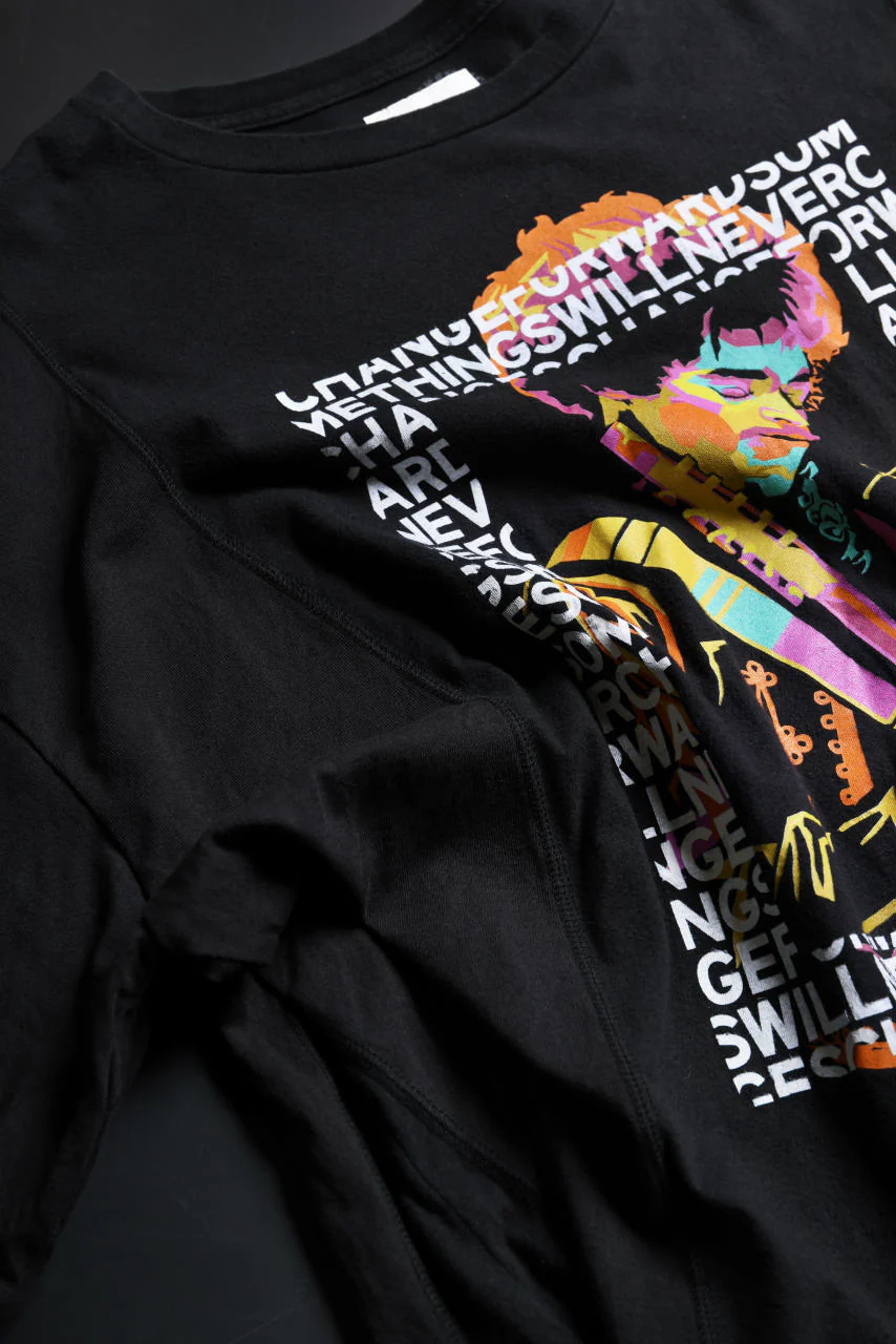 CHANGES VINTAGE REMAKE MULTI PANEL S/S TEE (BLACK #C) - Image 11