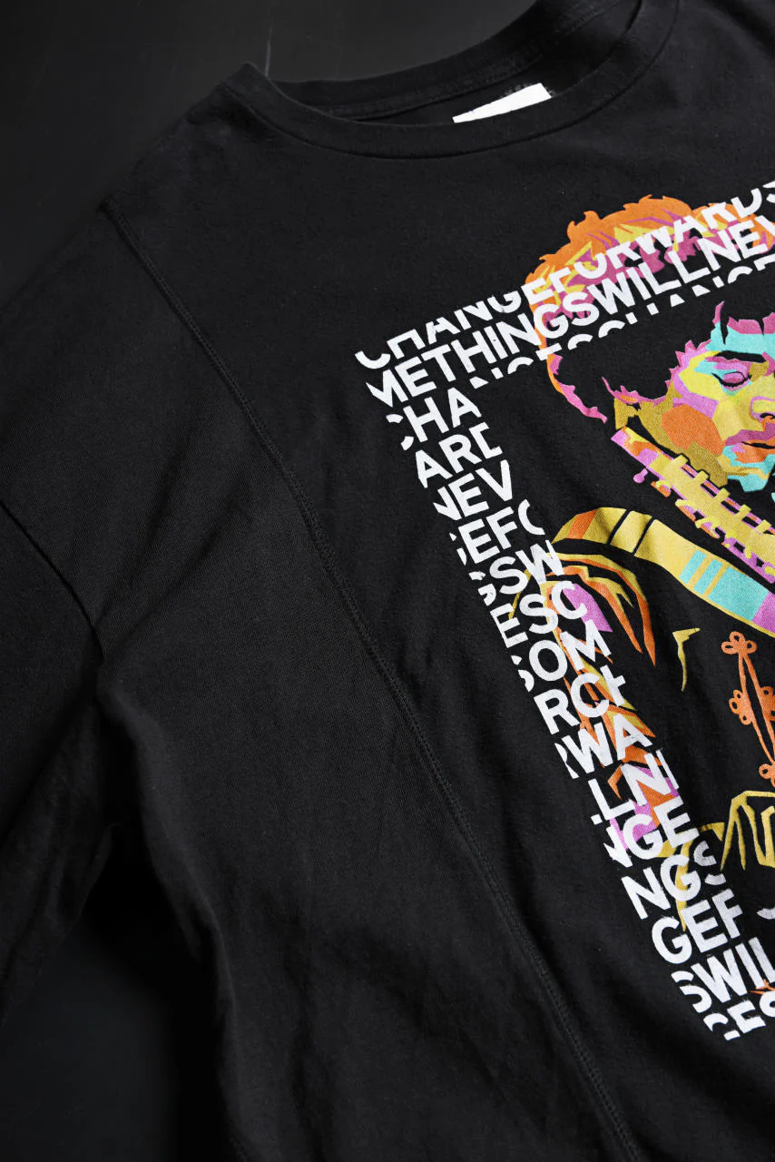 CHANGES VINTAGE REMAKE MULTI PANEL S/S TEE (BLACK #C) - Image 12