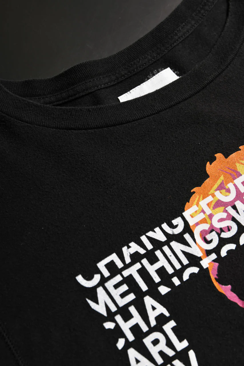 CHANGES VINTAGE REMAKE MULTI PANEL S/S TEE (BLACK #C) - Image 13