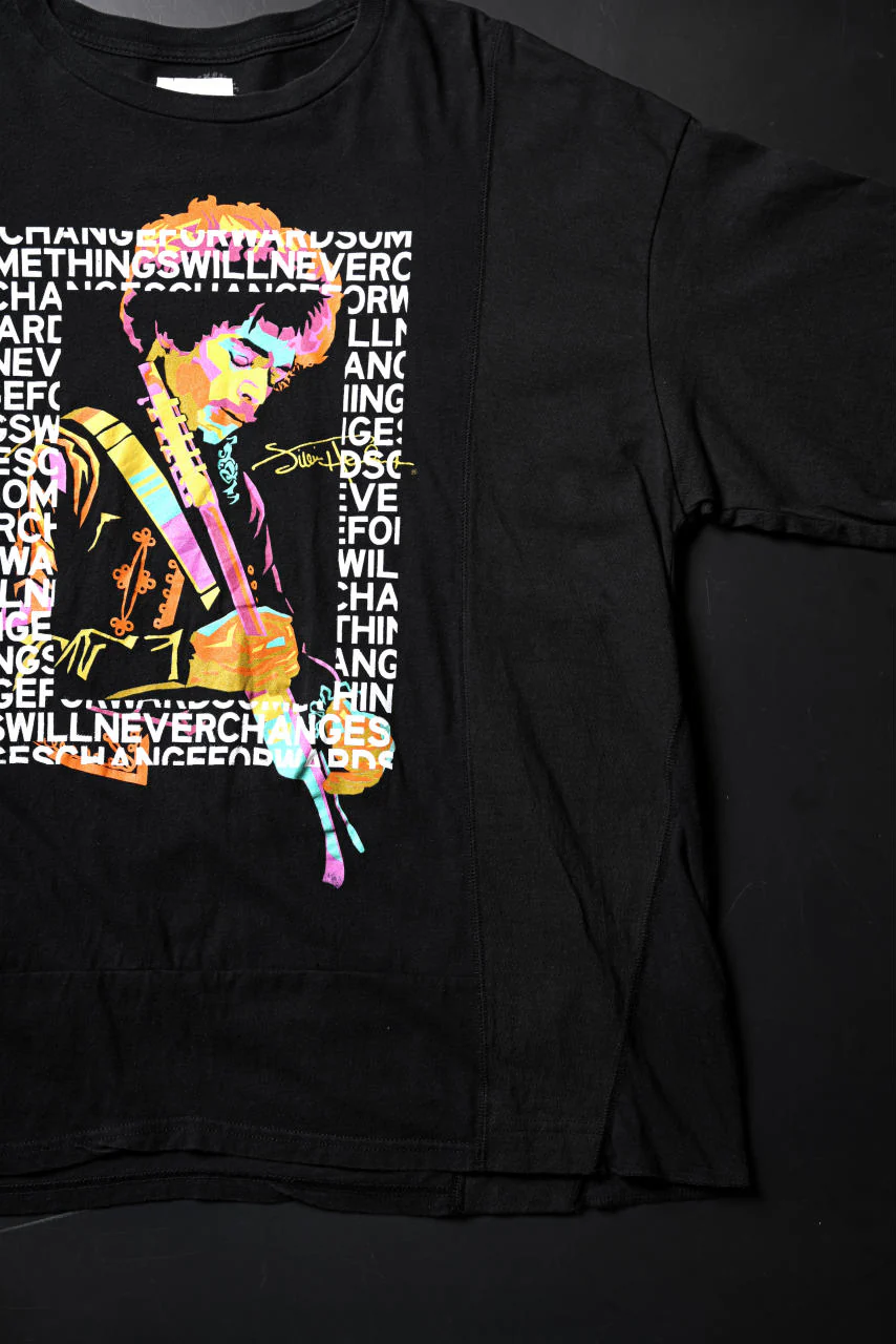 CHANGES VINTAGE REMAKE MULTI PANEL S/S TEE (BLACK #C) - Image 15