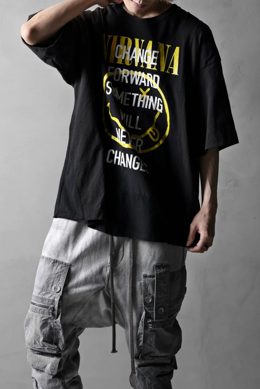 CHANGES VINTAGE REMAKE MULTI PANEL S/S TEE (BLACK #F) - Image 12