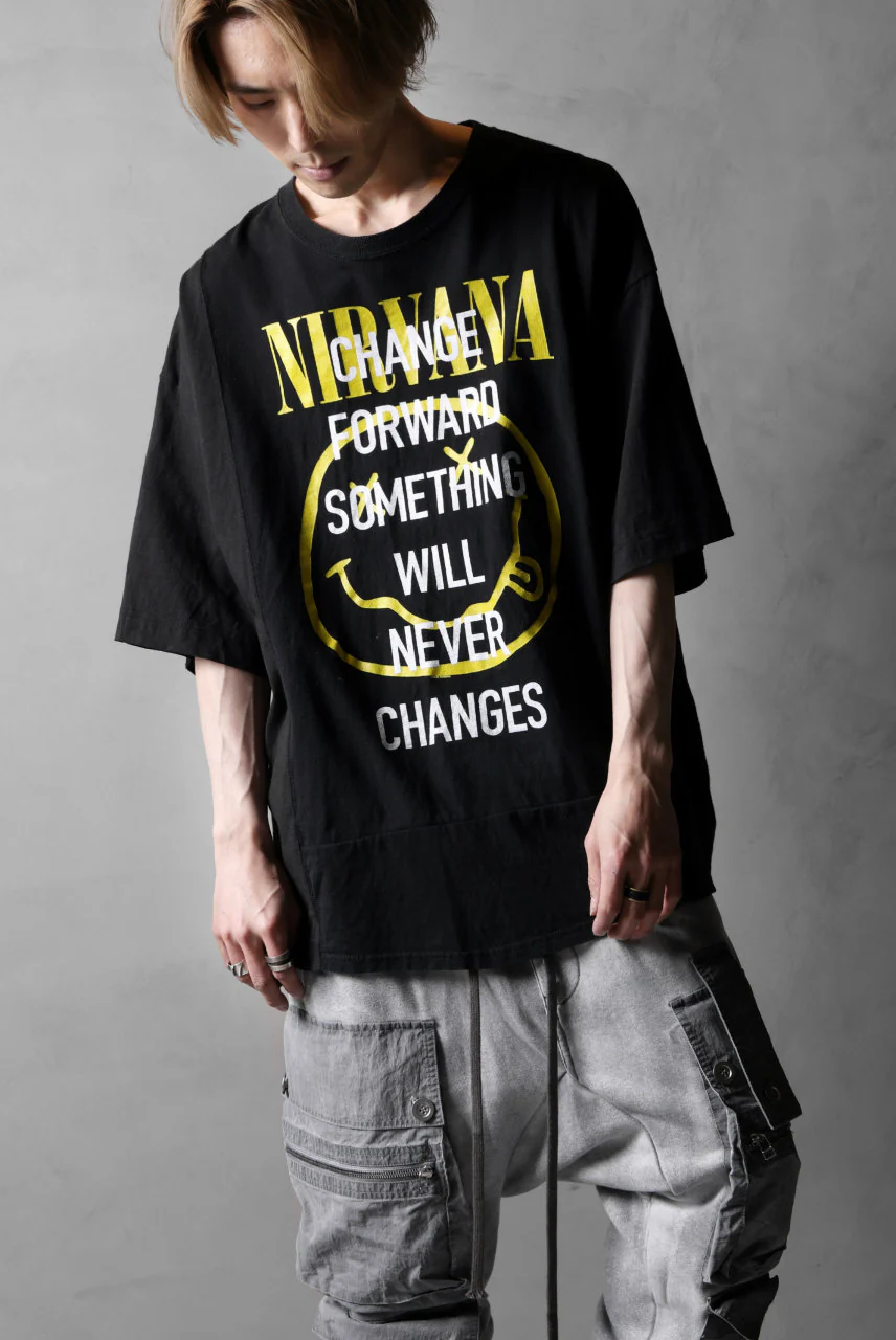 CHANGES VINTAGE REMAKE MULTI PANEL S/S TEE (BLACK #F) - Image 13