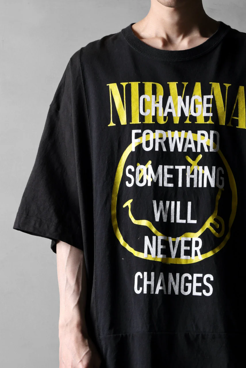 CHANGES VINTAGE REMAKE MULTI PANEL S/S TEE (BLACK #F) - Image 15