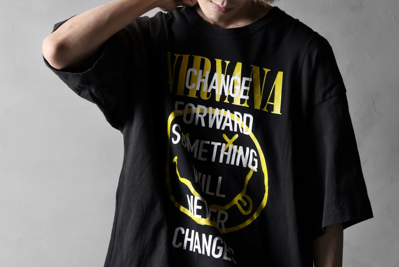 CHANGES VINTAGE REMAKE MULTI PANEL S/S TEE (BLACK #F) - Image 16