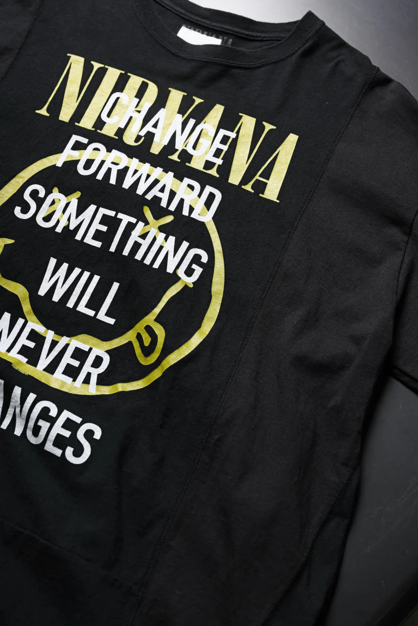 CHANGES VINTAGE REMAKE MULTI PANEL S/S TEE (BLACK #F) - Image 3