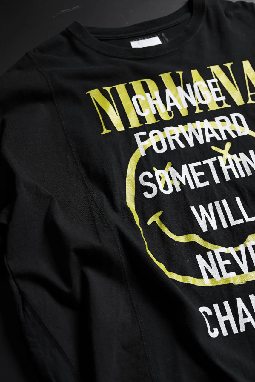 CHANGES VINTAGE REMAKE MULTI PANEL S/S TEE (BLACK #F) - Image 4