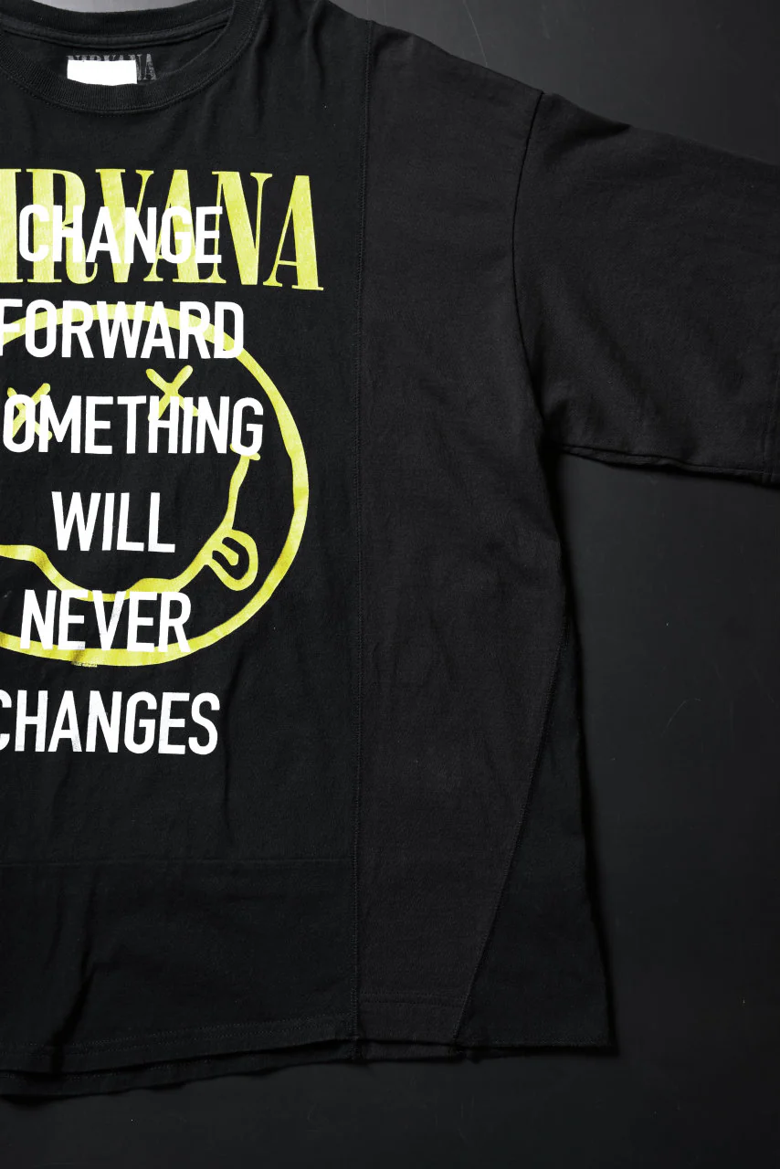 CHANGES VINTAGE REMAKE MULTI PANEL S/S TEE (BLACK #F) - Image 8