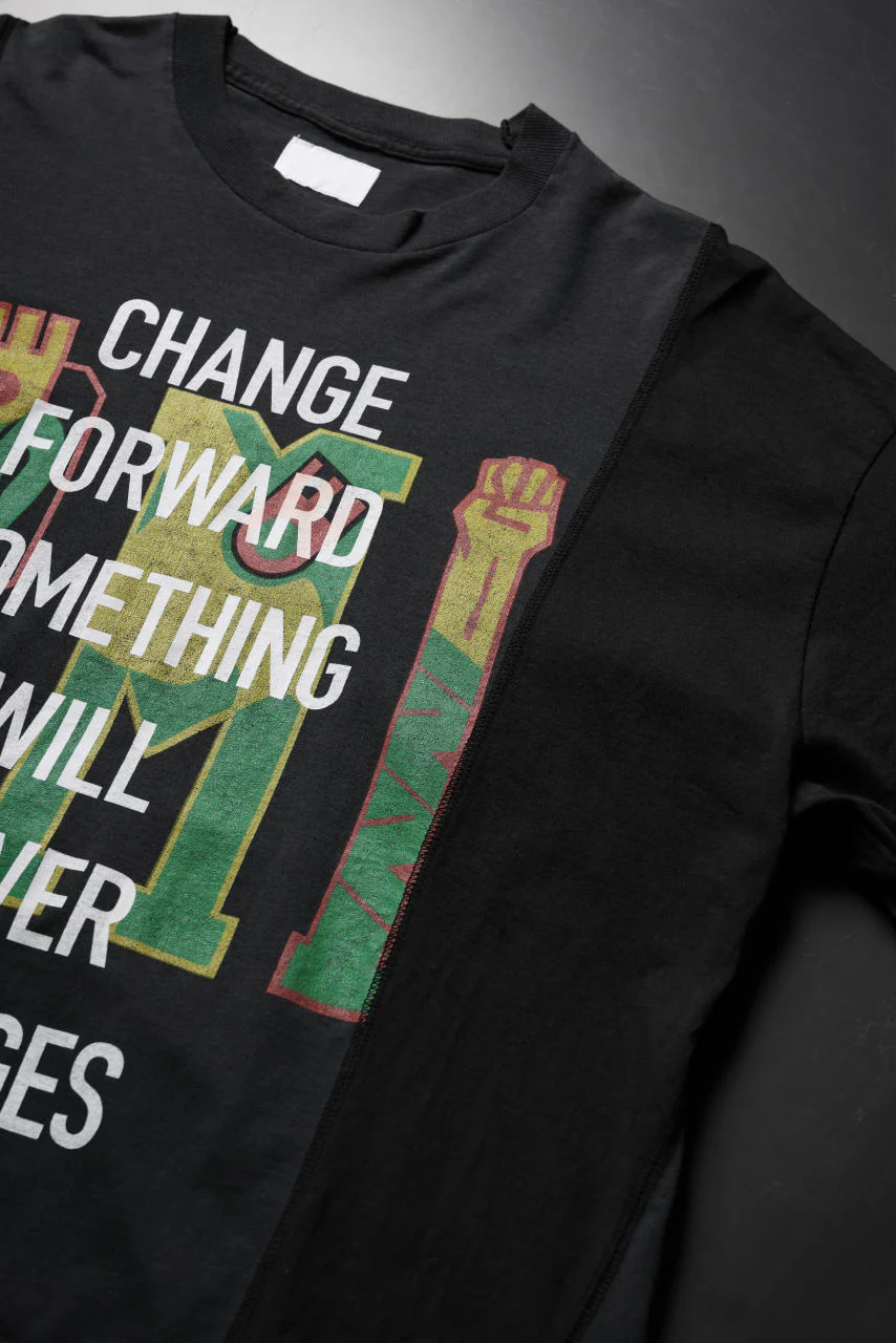 CHANGES VINTAGE REMAKE MULTI PANEL S/S TEE (BLACK #G) - Image 12