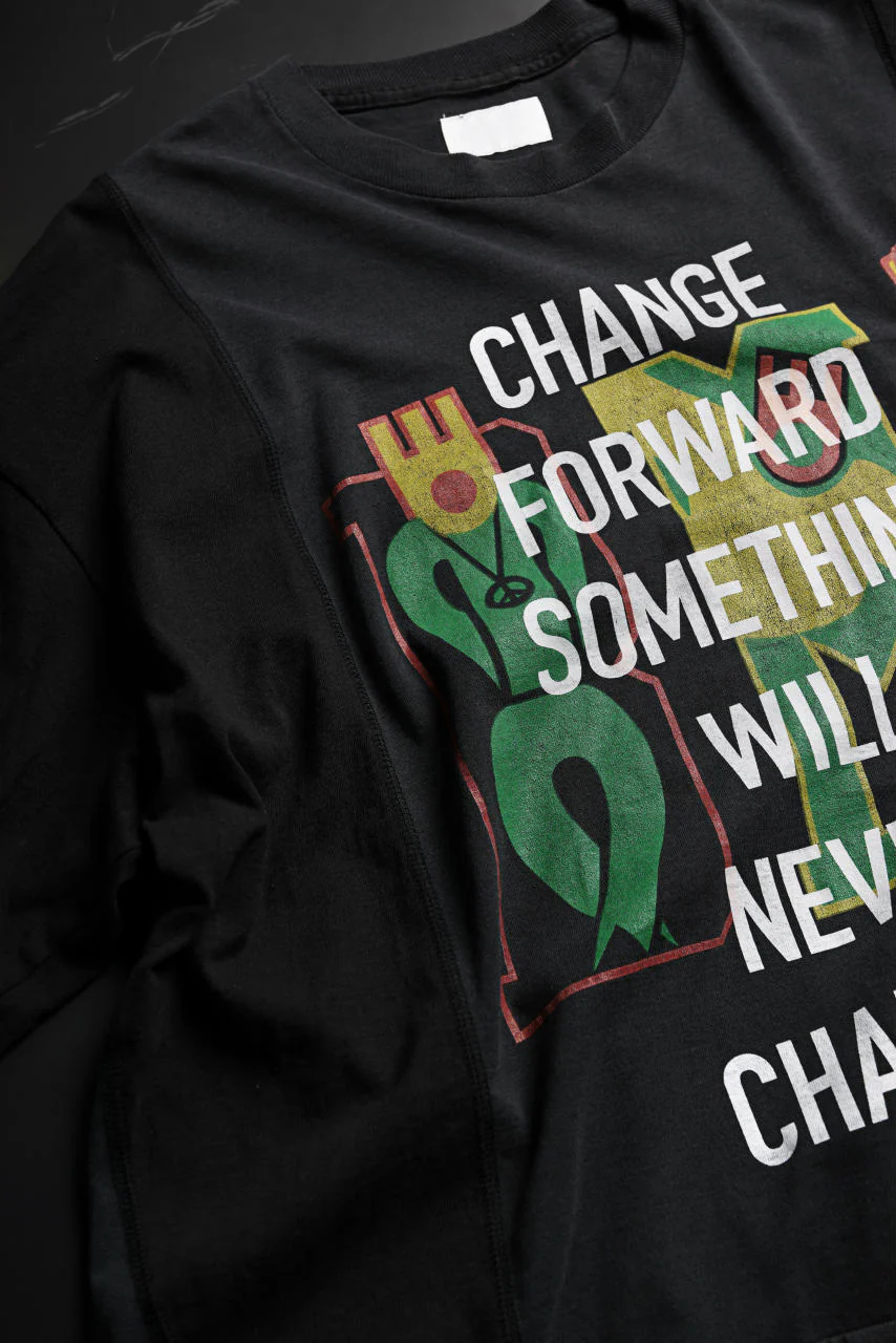CHANGES VINTAGE REMAKE MULTI PANEL S/S TEE (BLACK #G) - Image 14