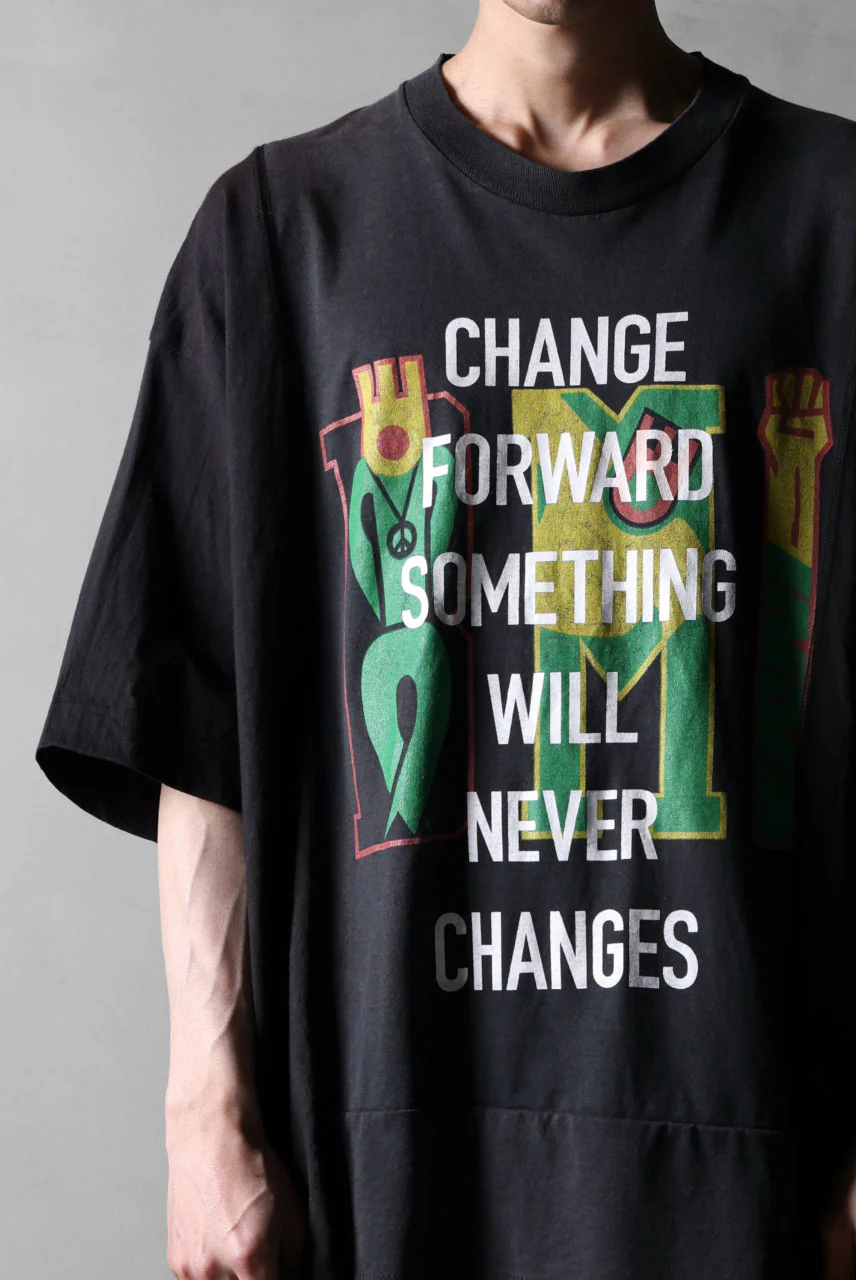 CHANGES VINTAGE REMAKE MULTI PANEL S/S TEE (BLACK #G) - Image 20