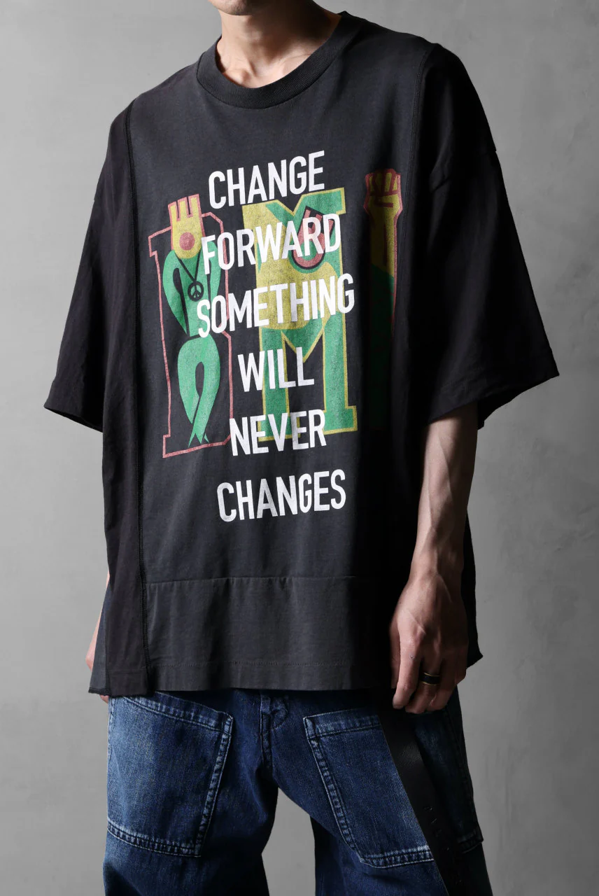 CHANGES VINTAGE REMAKE MULTI PANEL S/S TEE (BLACK #G) - Image 27