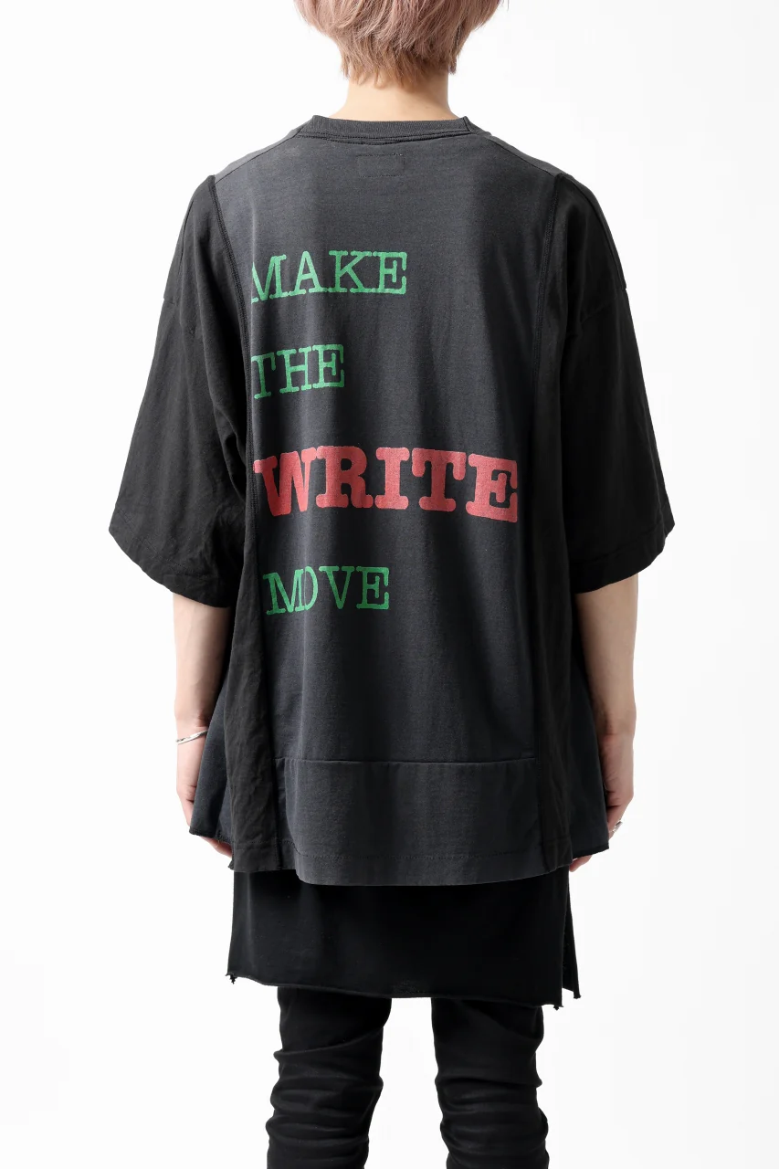 CHANGES VINTAGE REMAKE MULTI PANEL S/S TEE (BLACK #G) - Image 6