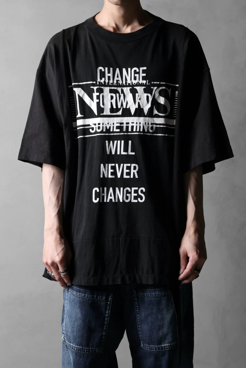 CHANGES VINTAGE REMAKE MULTI PANEL S/S TEE (BLACK #H) - Image 11