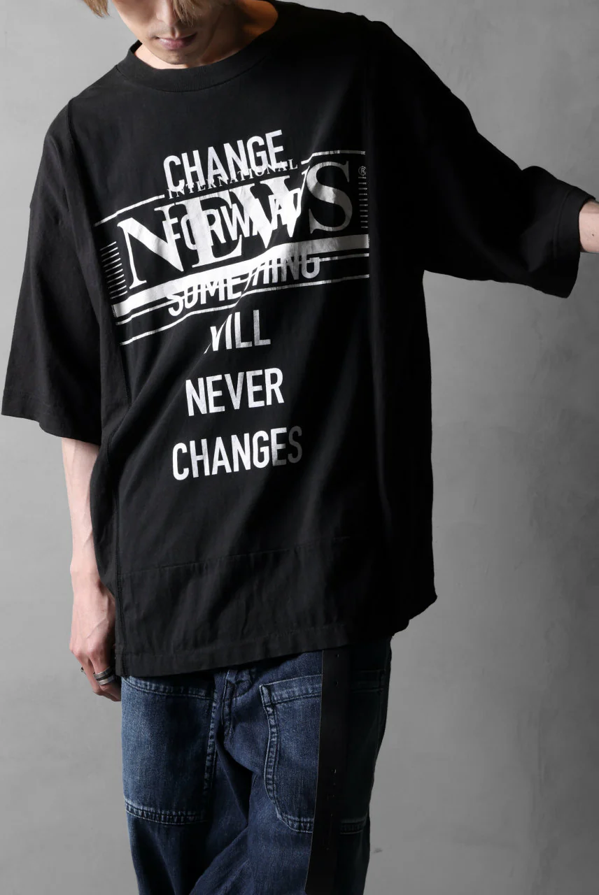 CHANGES VINTAGE REMAKE MULTI PANEL S/S TEE (BLACK #H) - Image 14