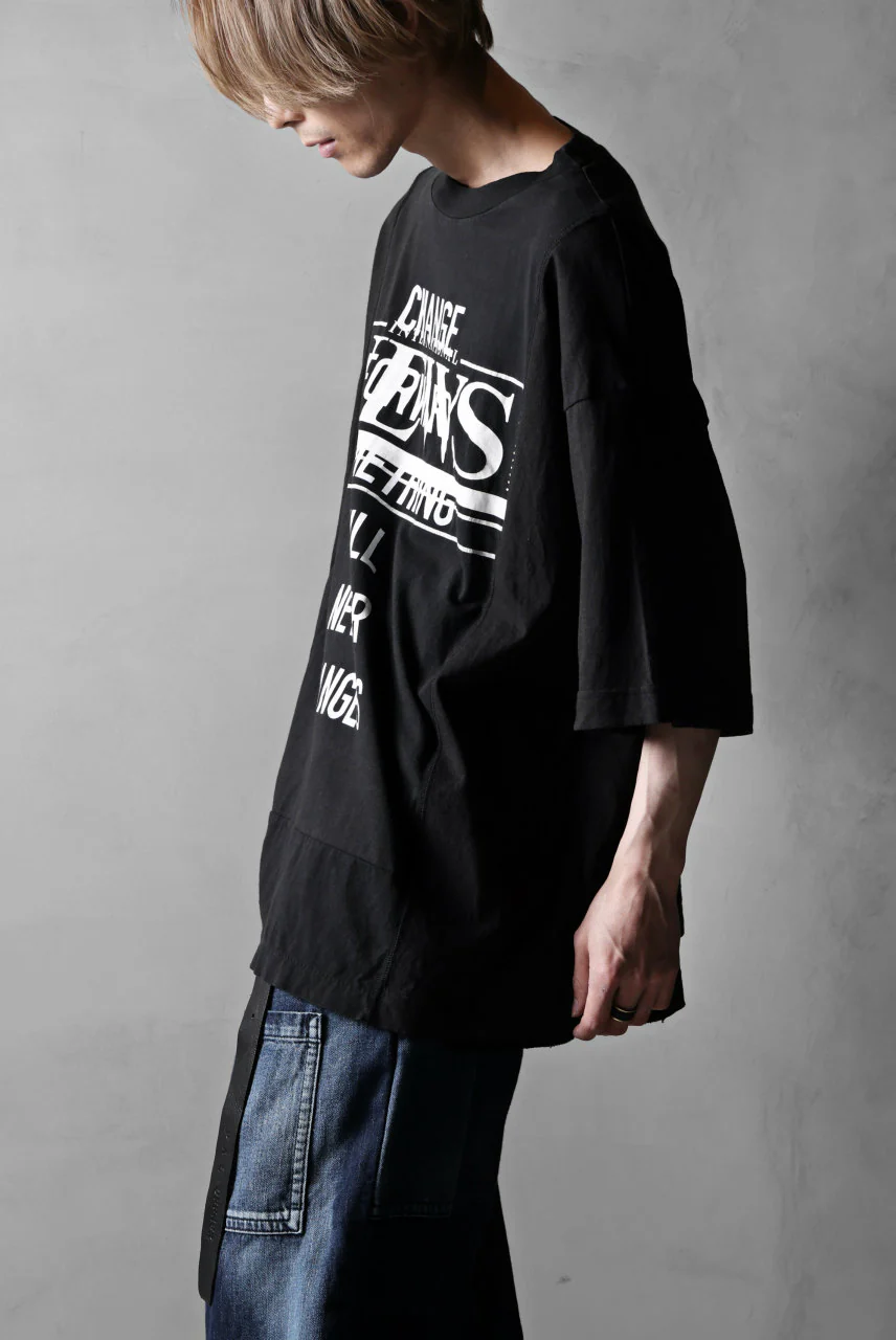 CHANGES VINTAGE REMAKE MULTI PANEL S/S TEE (BLACK #H) - Image 15