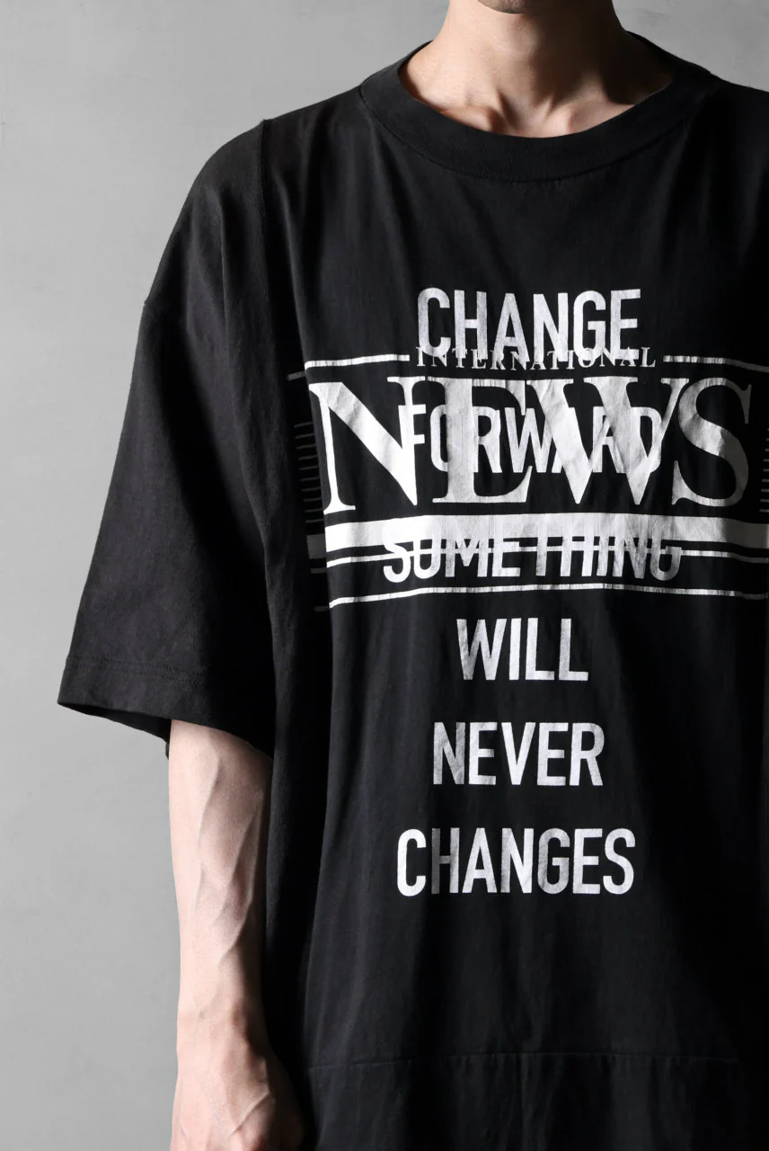 CHANGES VINTAGE REMAKE MULTI PANEL S/S TEE (BLACK #H) - Image 16