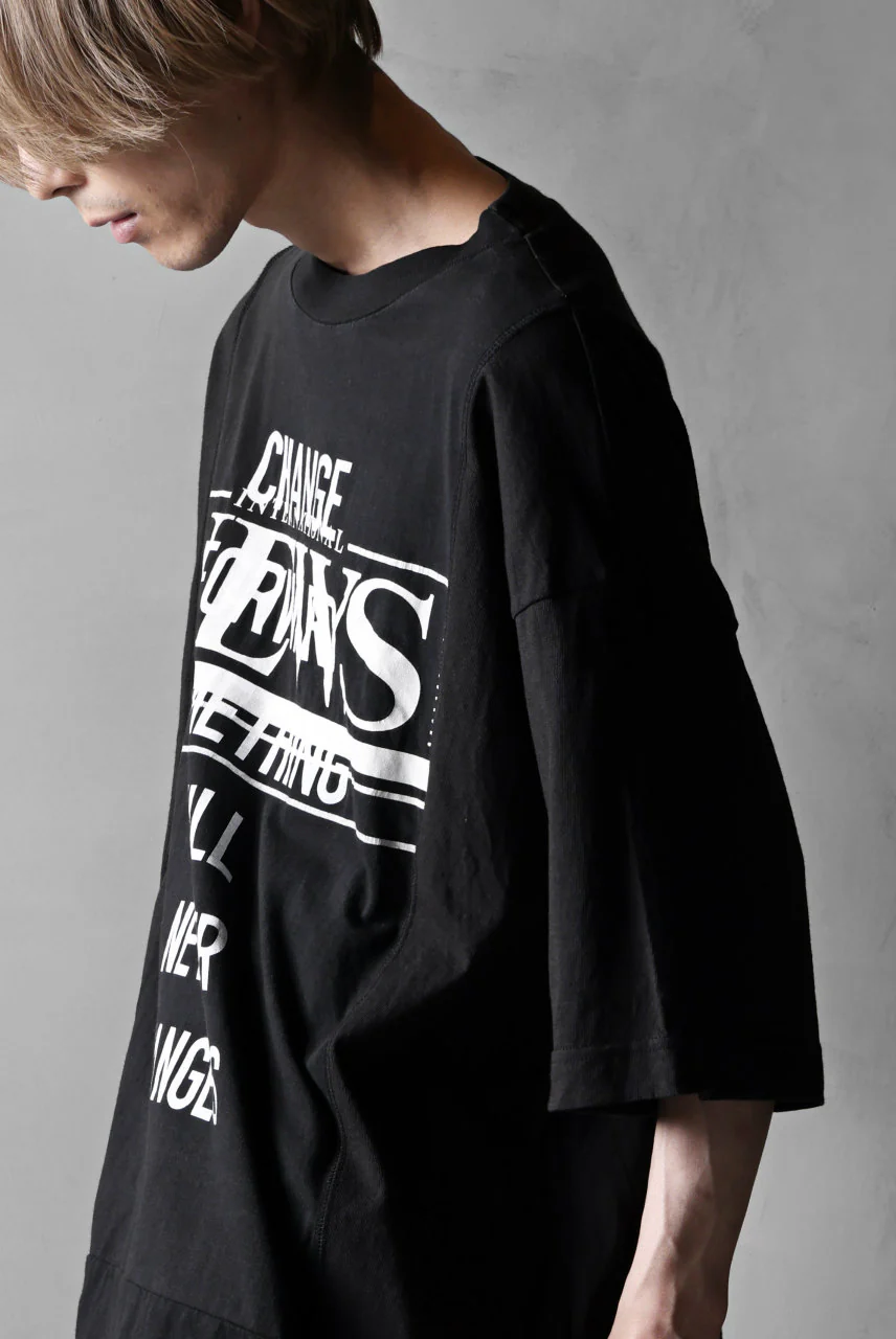 CHANGES VINTAGE REMAKE MULTI PANEL S/S TEE (BLACK #H) - Image 17