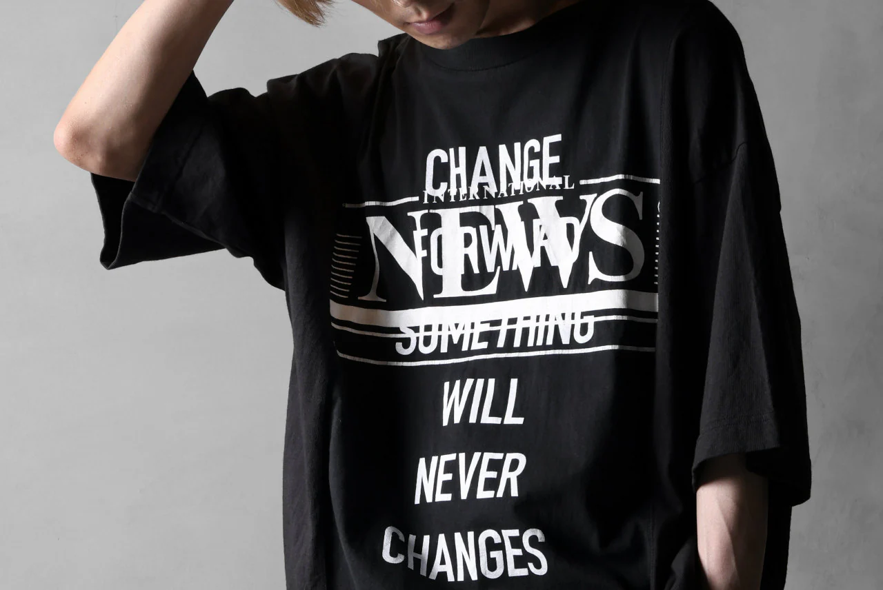 CHANGES VINTAGE REMAKE MULTI PANEL S/S TEE (BLACK #H) - Image 19