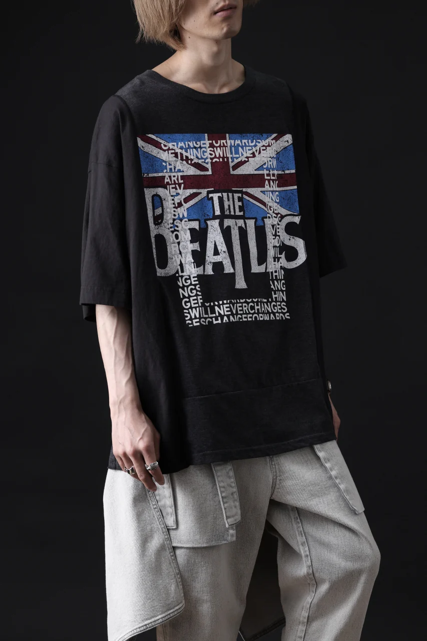 CHANGES VINTAGE REMAKE MULTI PANEL TEE (BLACK #1) - Image 4