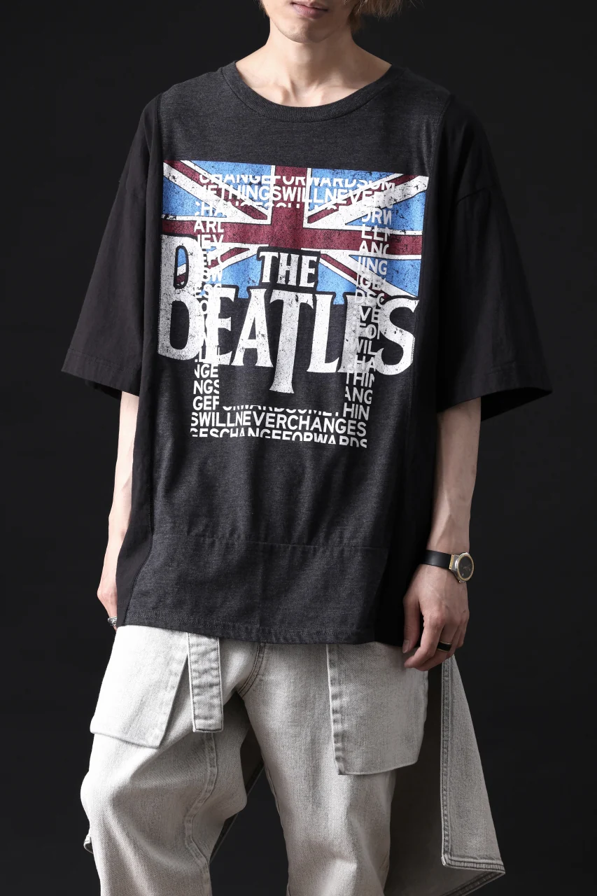 CHANGES VINTAGE REMAKE MULTI PANEL TEE (BLACK #1) - Image 5