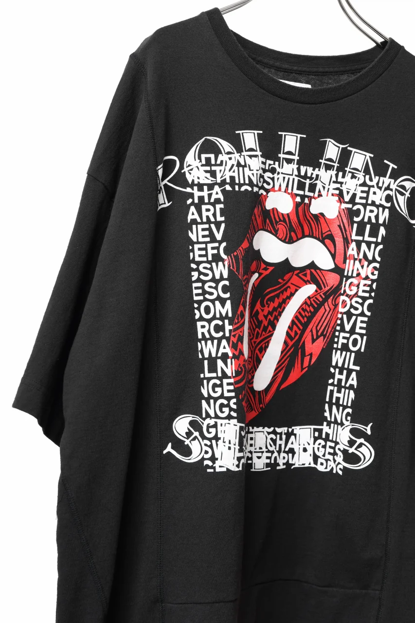 CHANGES VINTAGE REMAKE MULTI PANEL TEE (BLACK #10) - Image 3